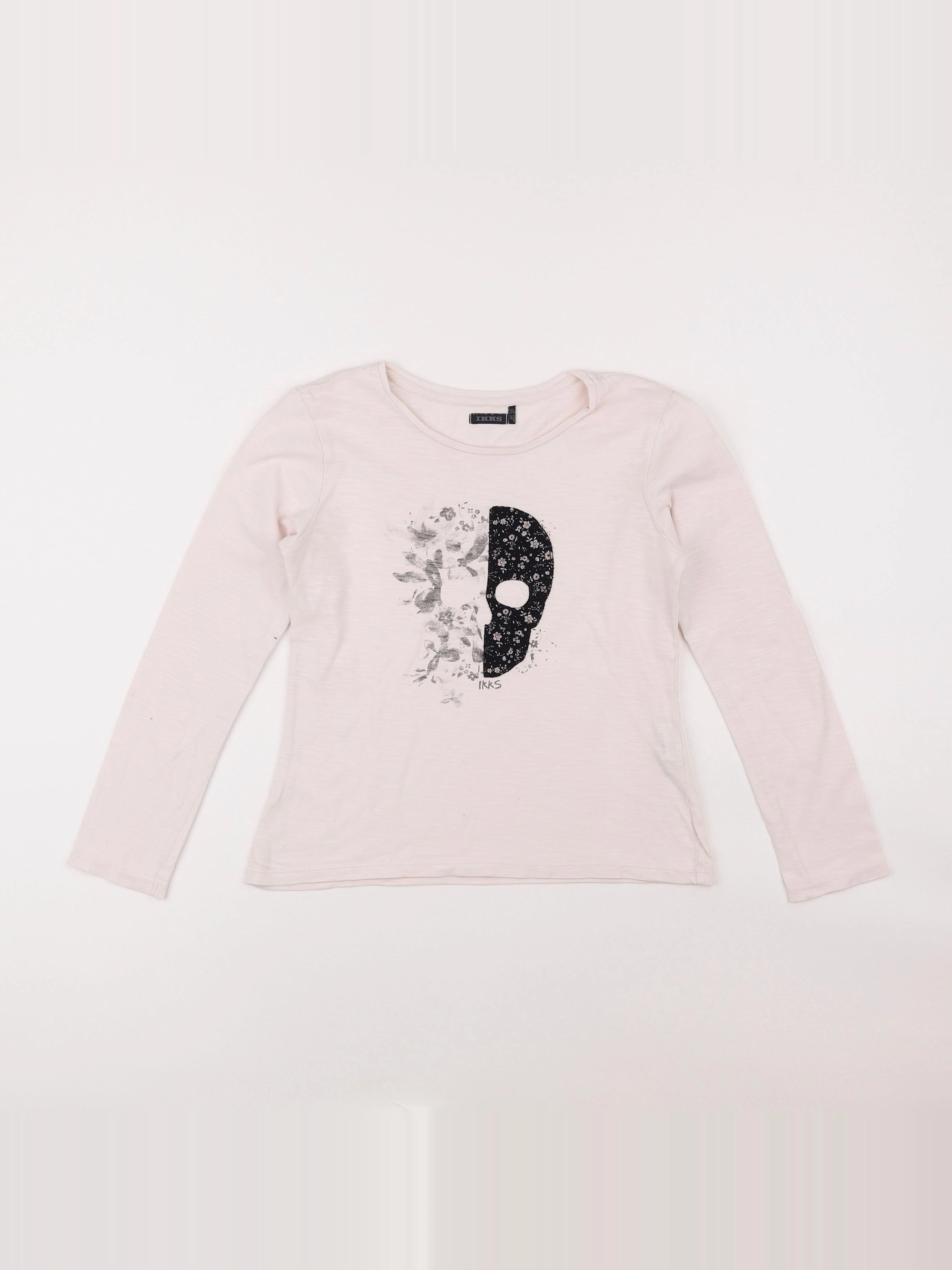 IKKS - tee-shirt blanc - 10 ans