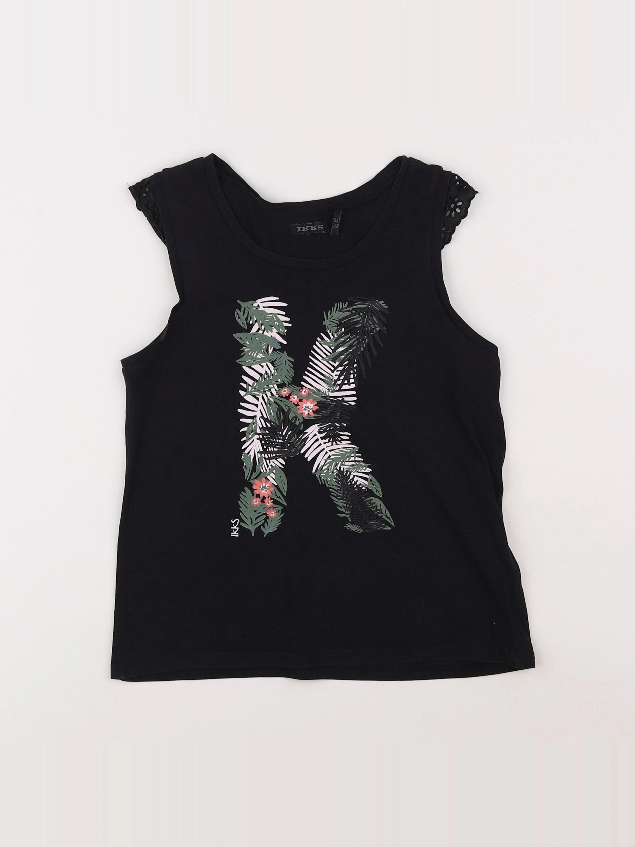 IKKS - tee-shirt noir - 8 ans