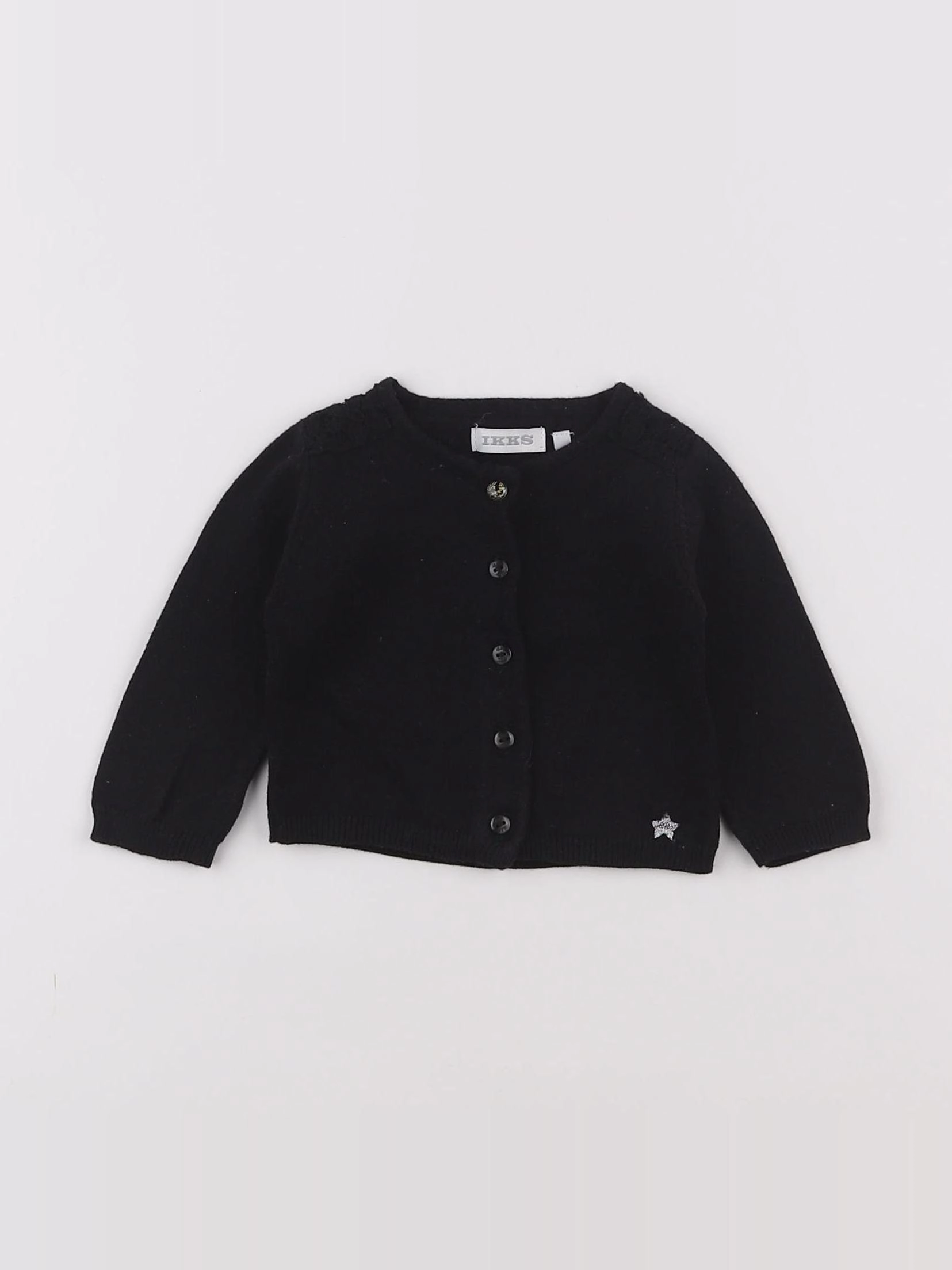 IKKS - gilet noir - 3 mois