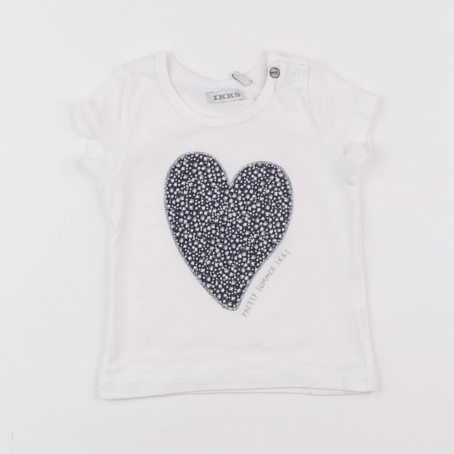 IKKS - tee-shirt blanc - 3 mois