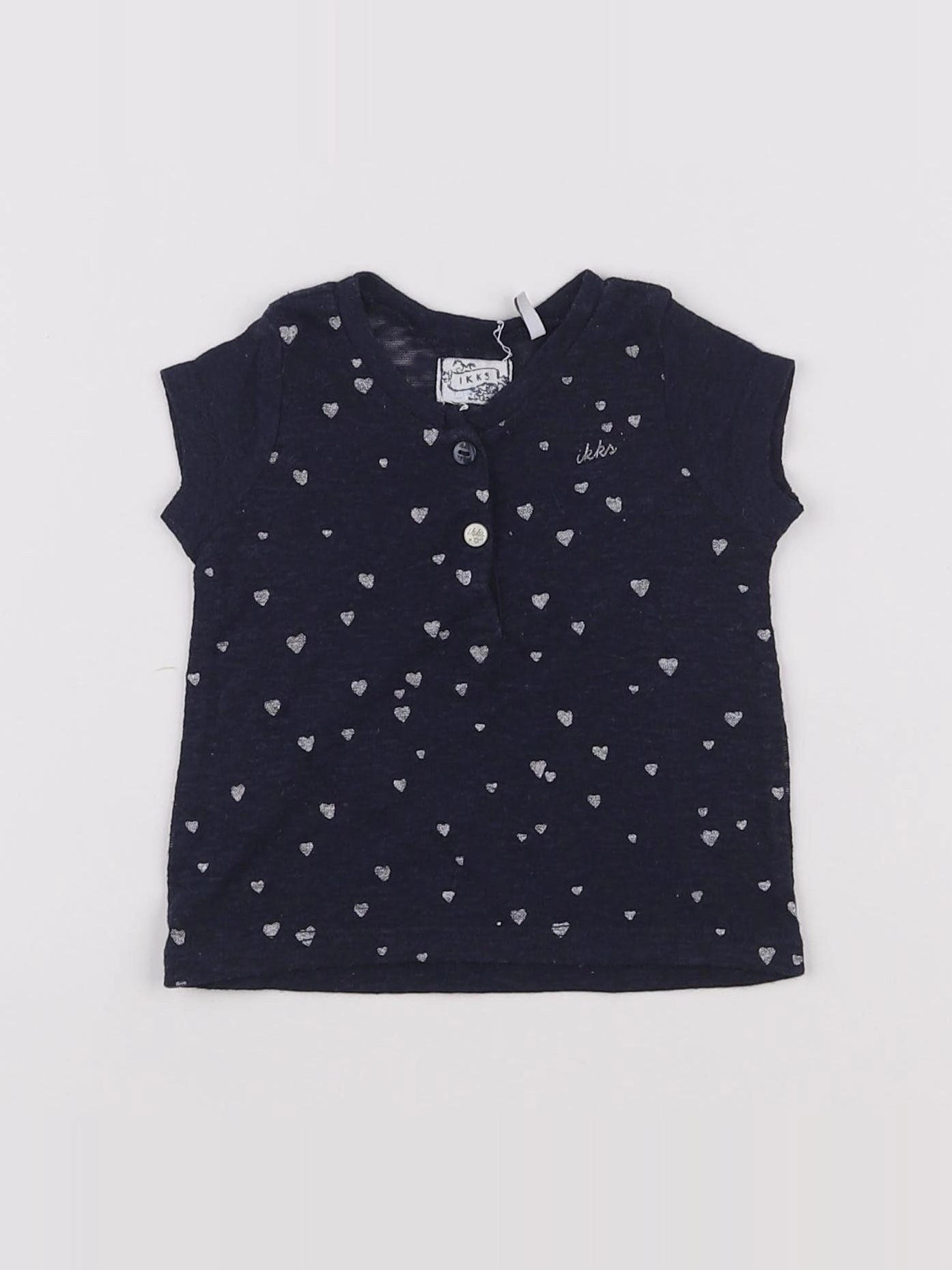 IKKS - tee-shirt bleu - 3 mois