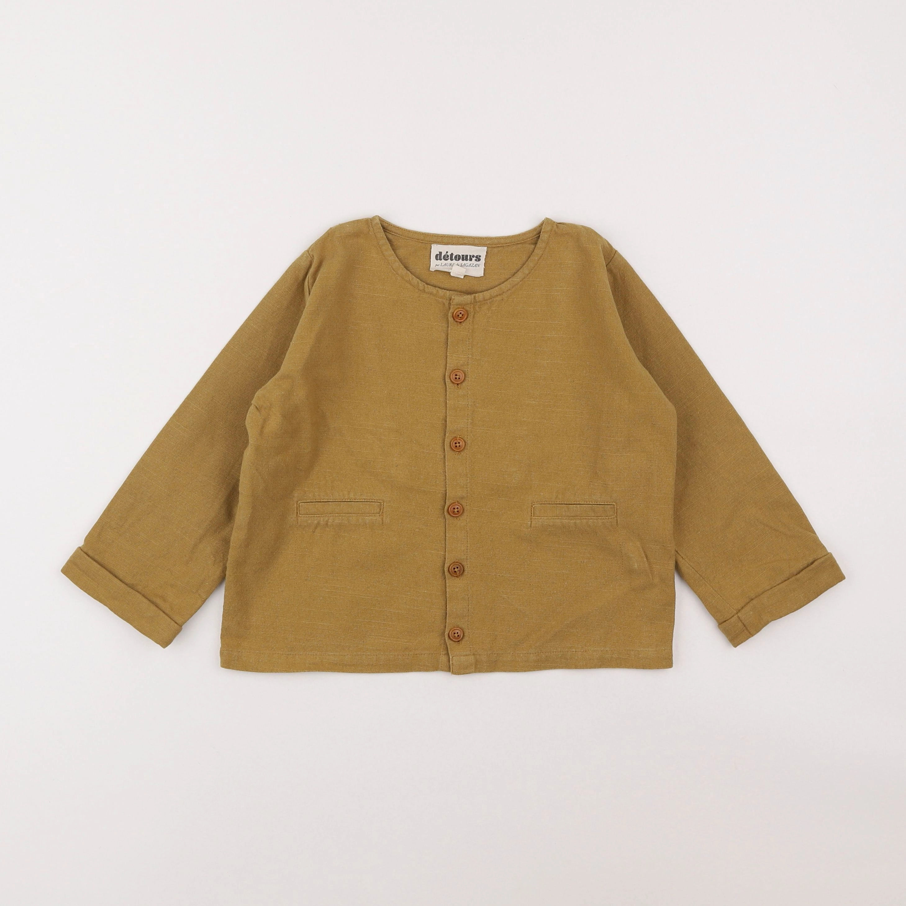 Détours par Laure de Sagazan - blouse jaune - 4 ans