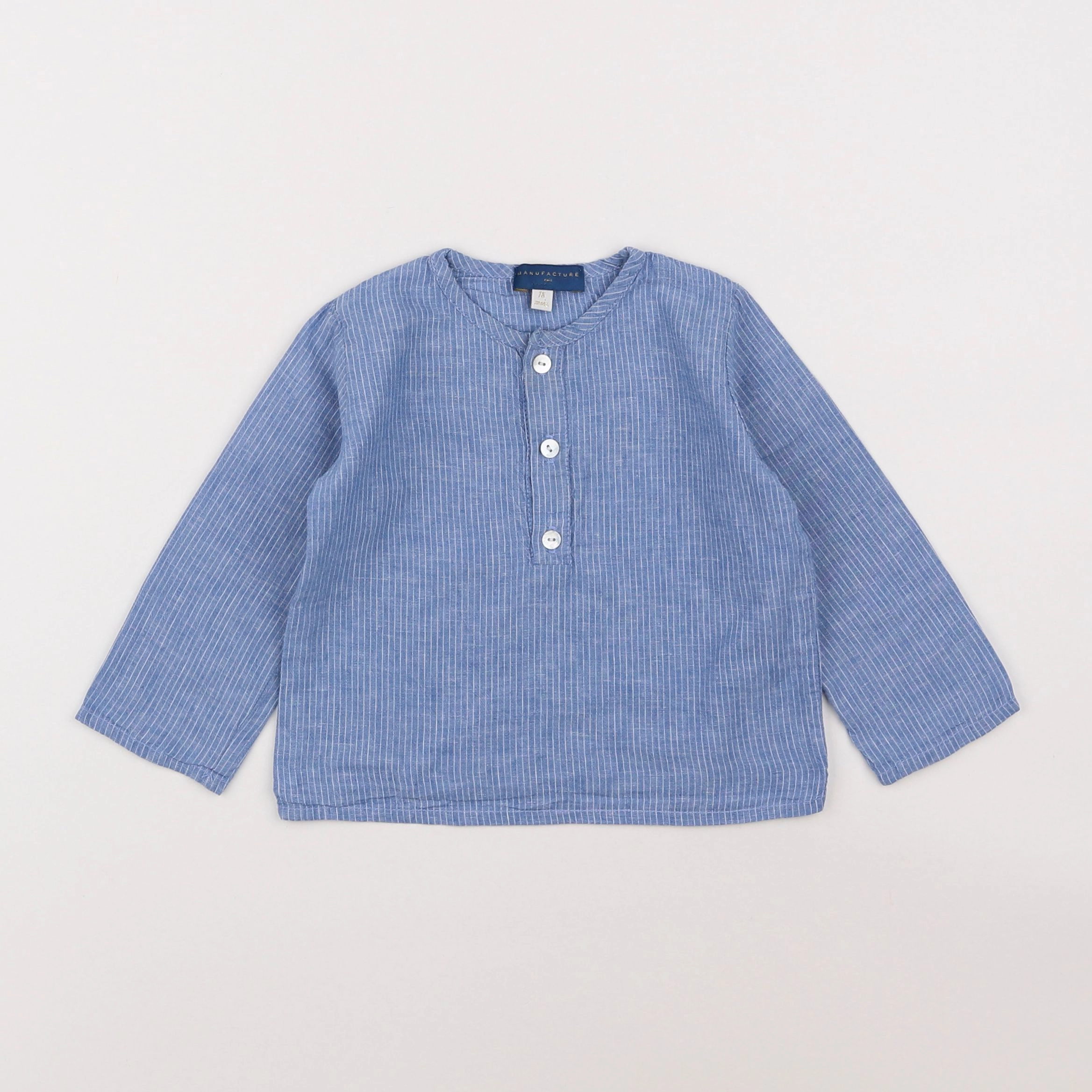 Manufacture Paris - blouse bleu - 18 mois