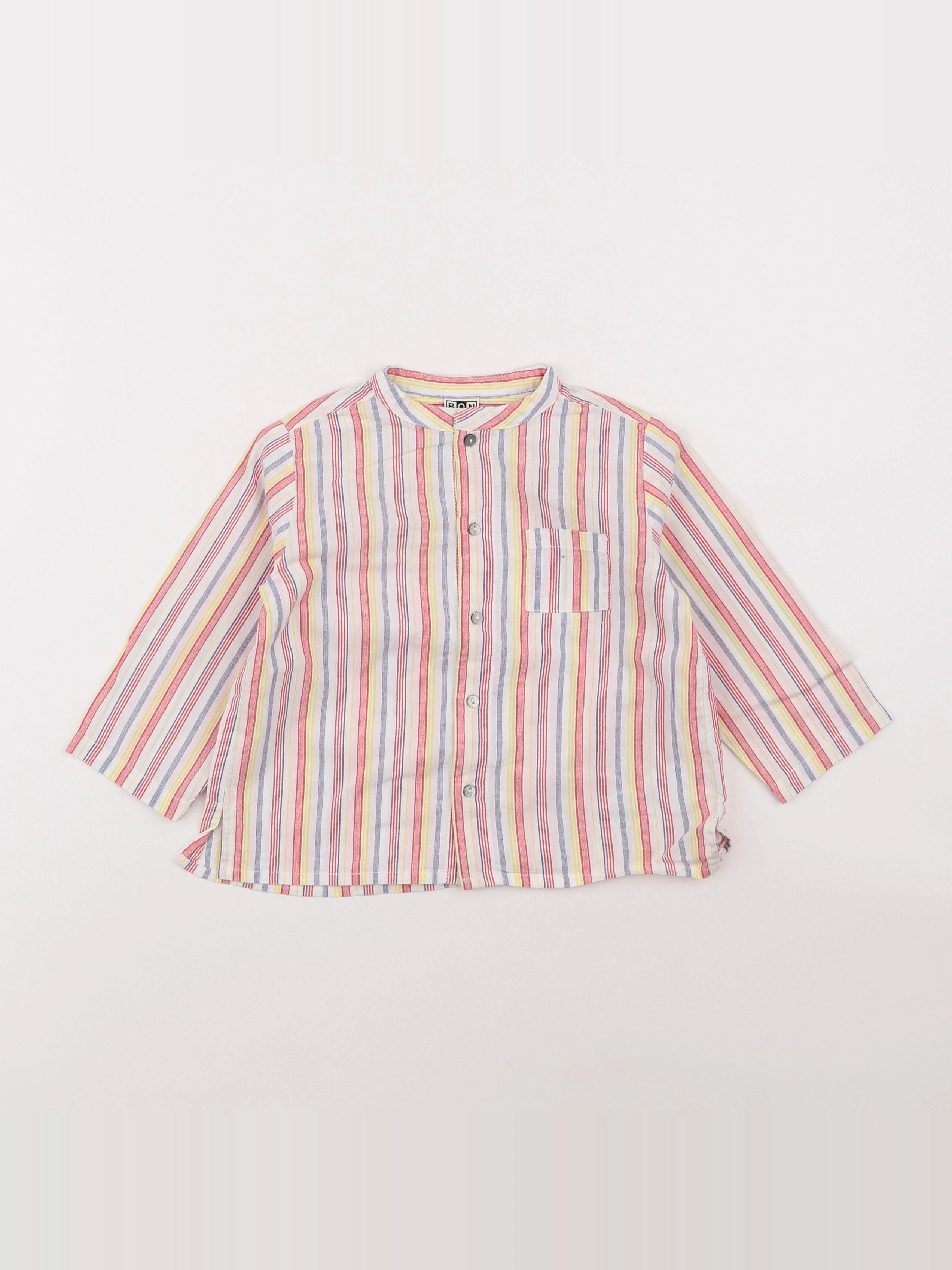 Bonton - chemise multicolore - 18 mois
