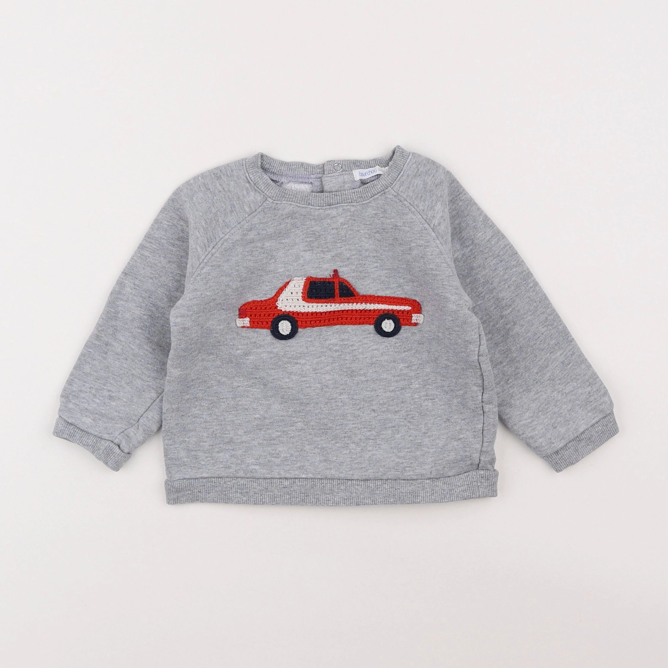 Boutchou - sweat gris - 18 mois