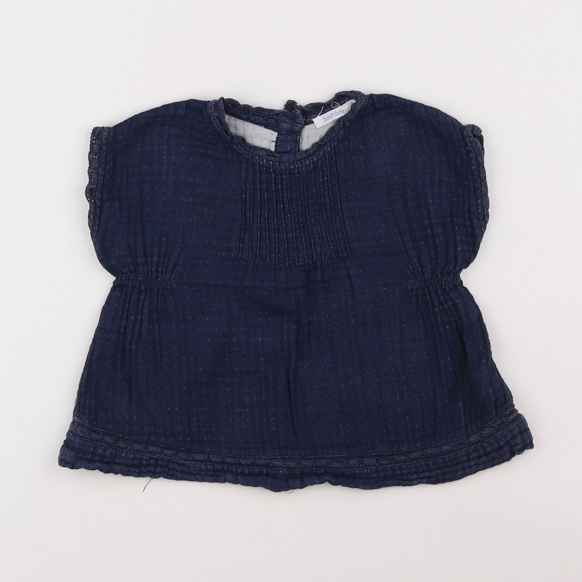 Boutchou - blouse bleu - 18 mois