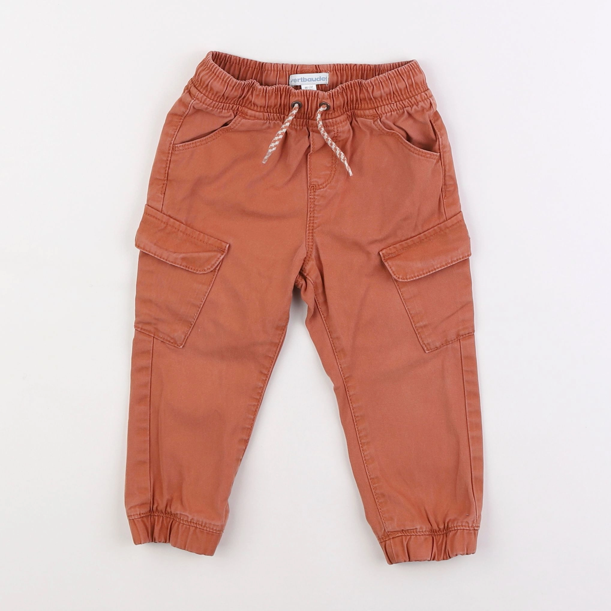 Vertbaudet - pantalon orange - 2 ans