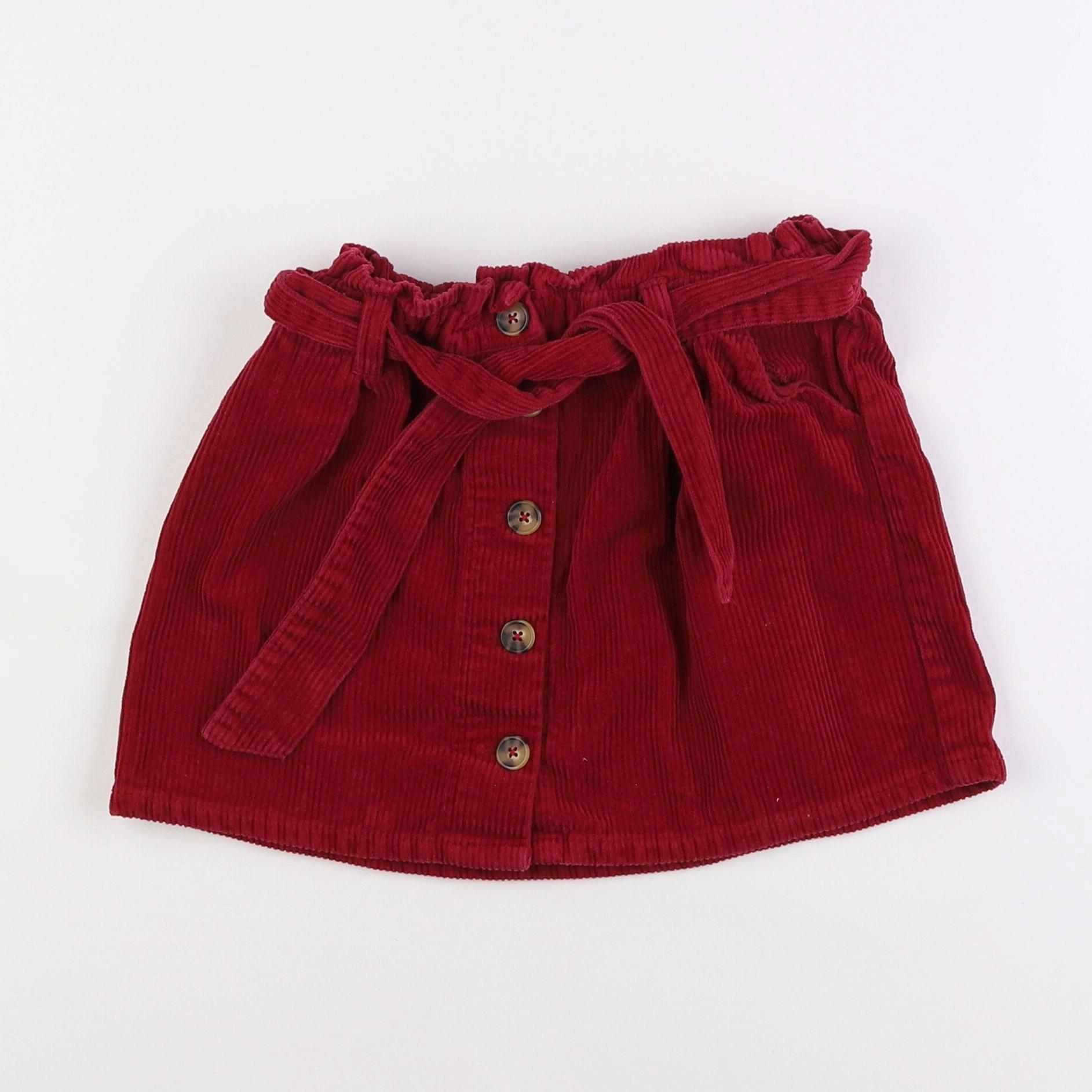 Vertbaudet - jupe rouge - 8 ans