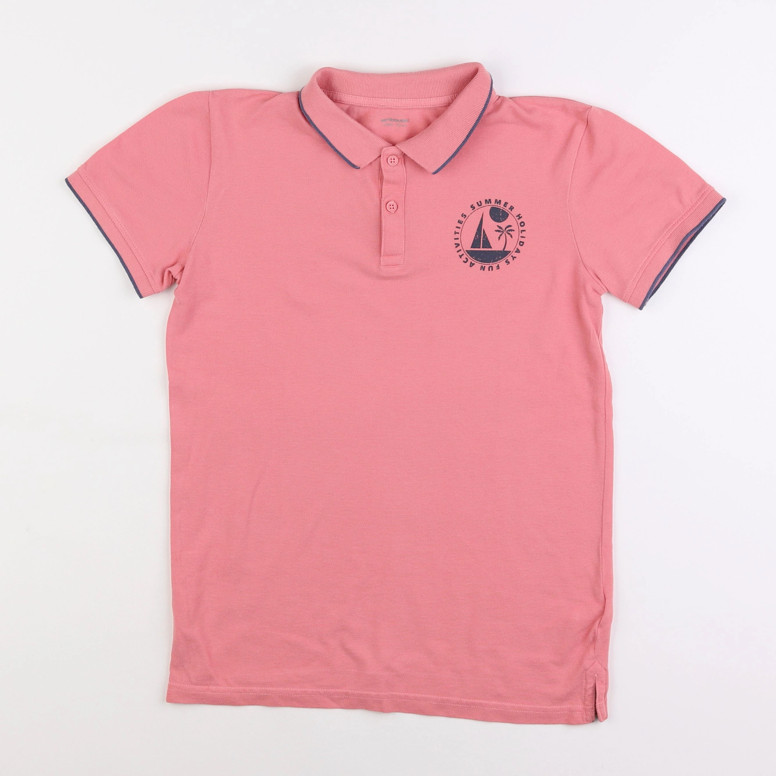 Vertbaudet - polo rose - 12 ans