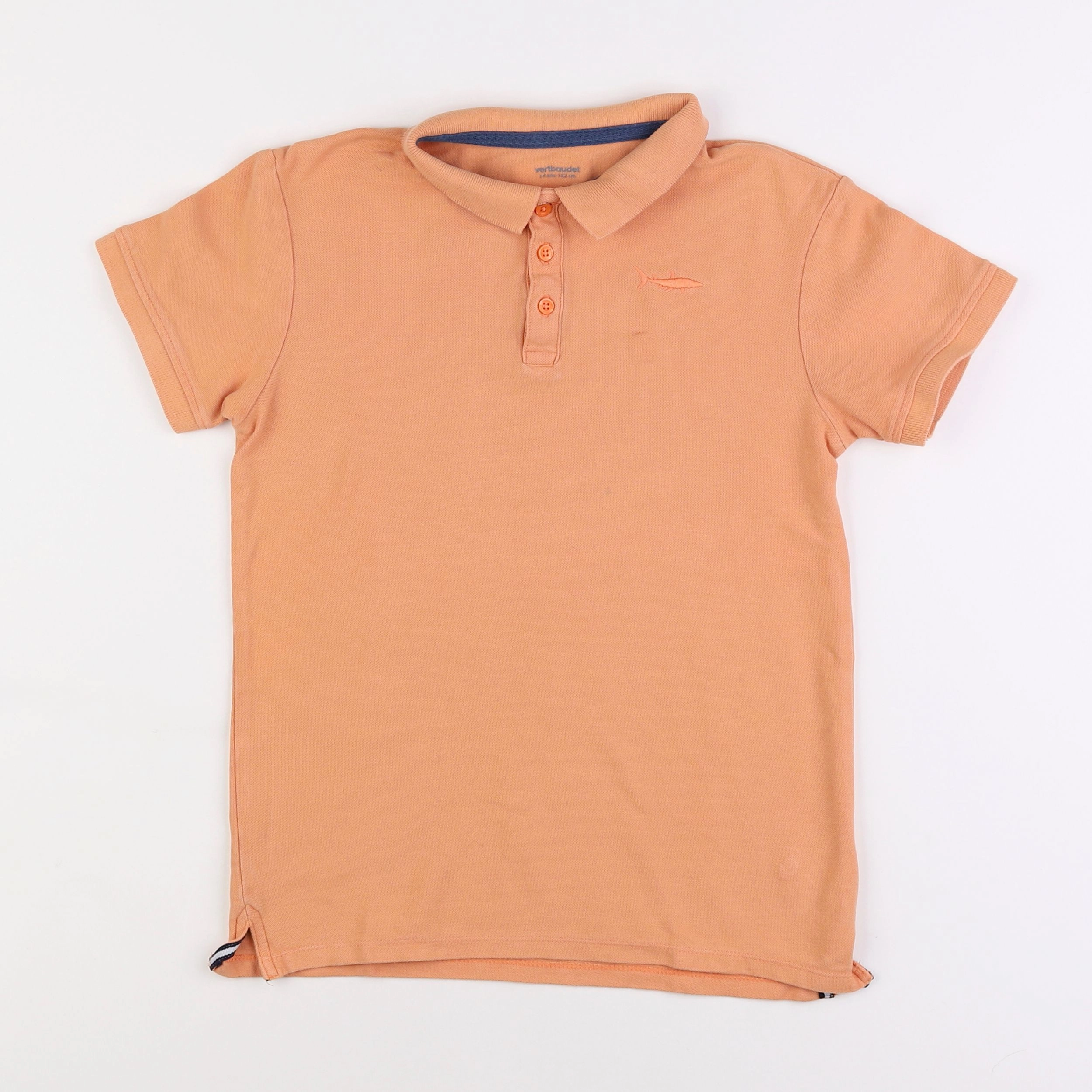 Vertbaudet - polo orange - 12 ans