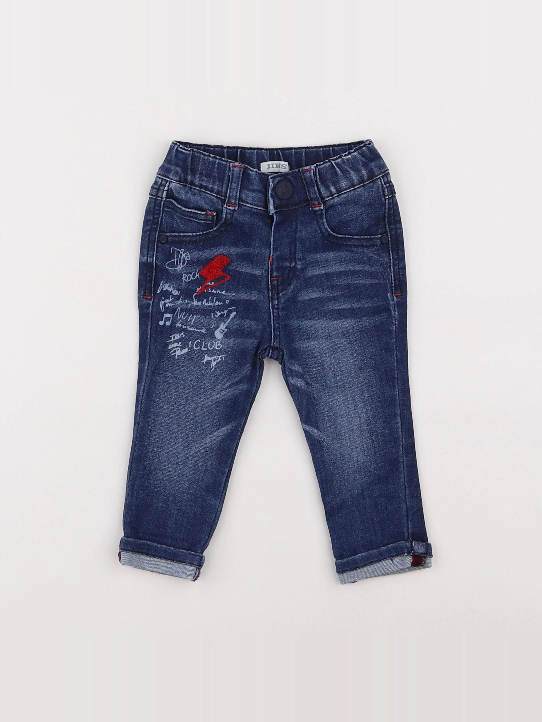 IKKS - jean bleu - 6 mois
