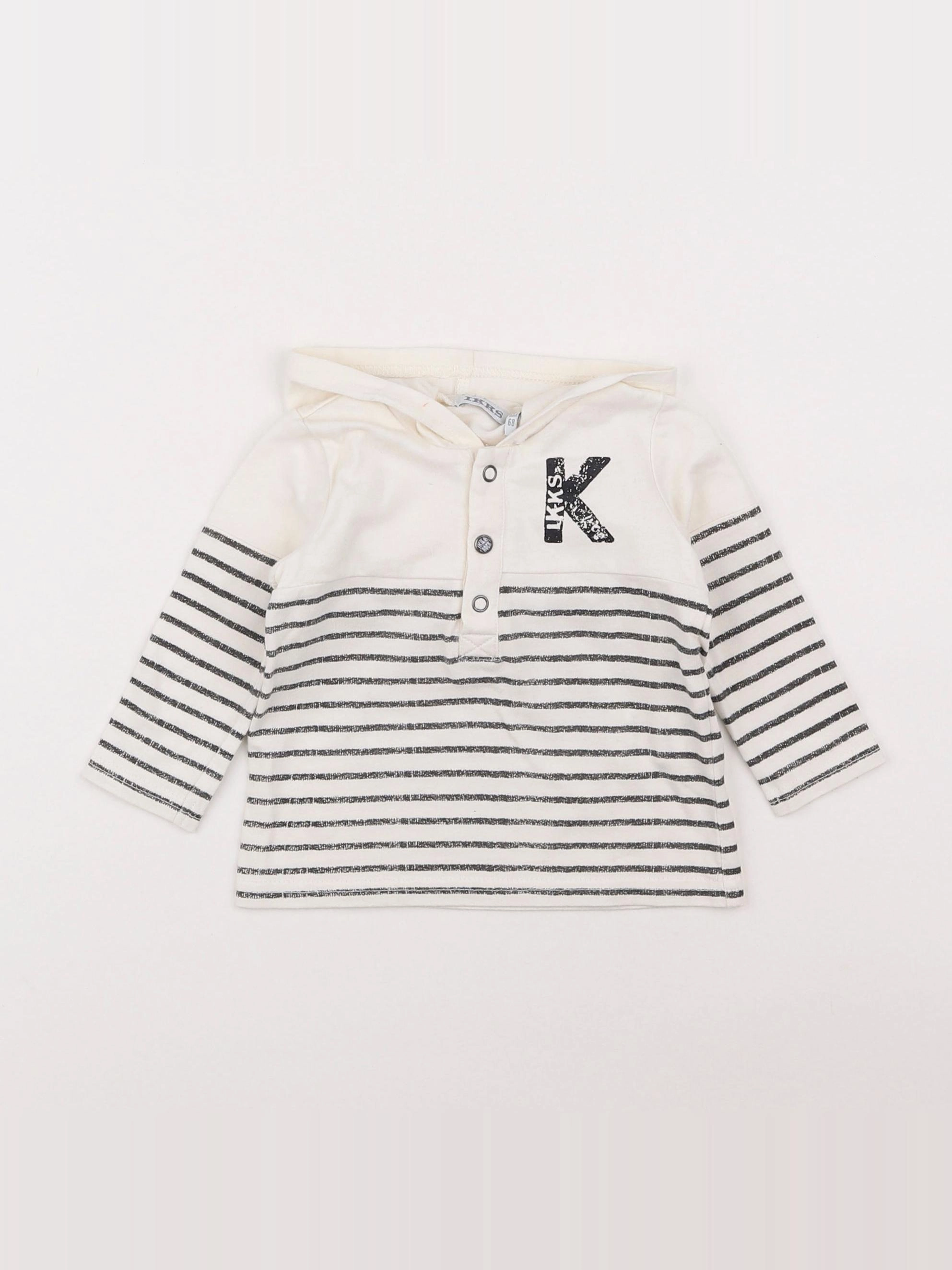 IKKS - tee-shirt blanc - 6 mois