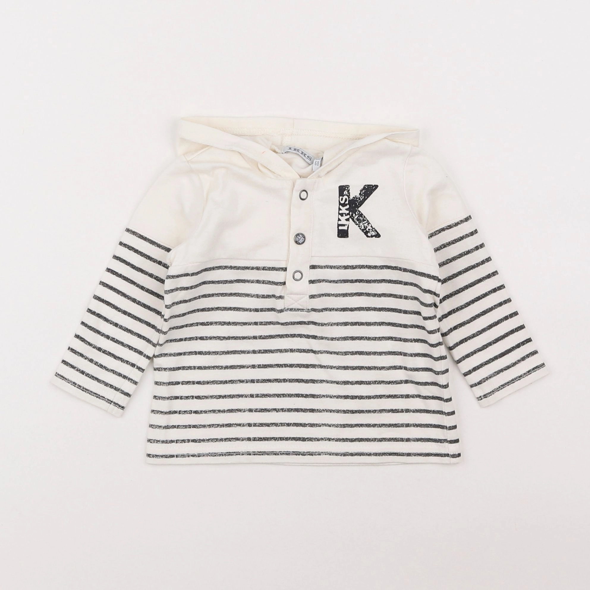 IKKS - tee-shirt blanc - 6 mois