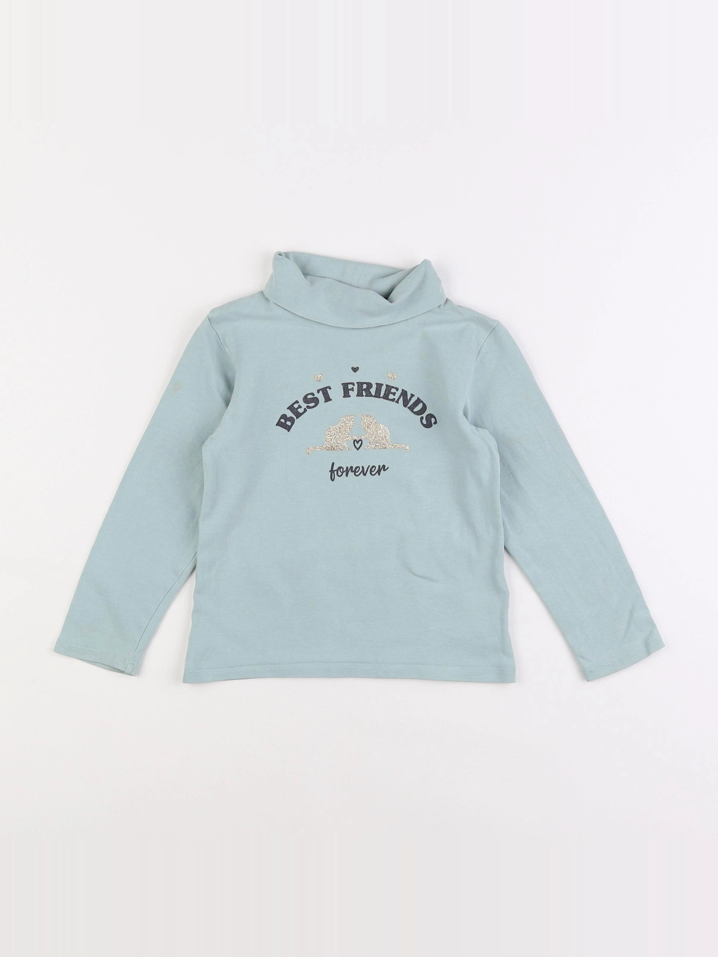 Vertbaudet - sous-pull vert - 6 ans