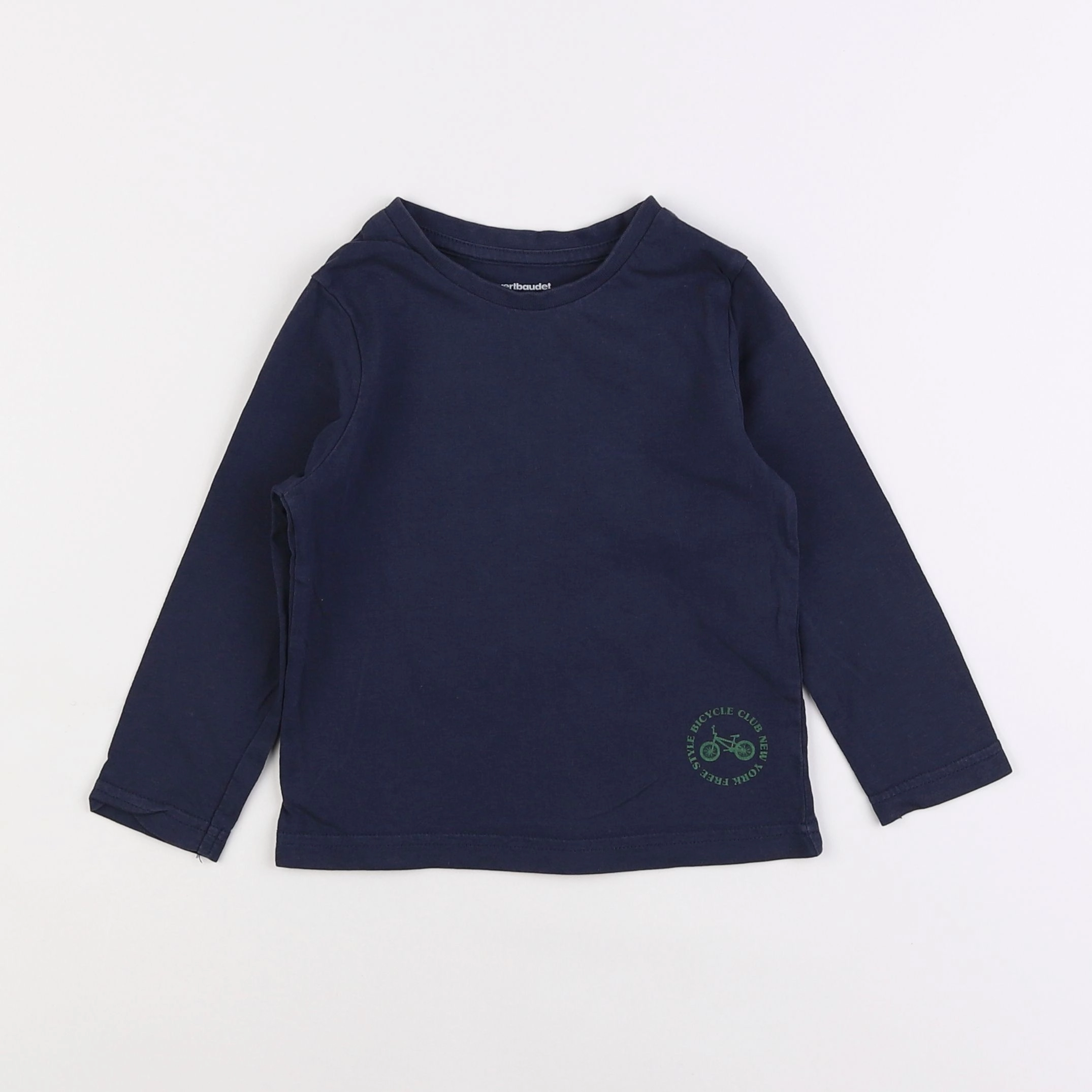 Vertbaudet - tee-shirt bleu - 3 ans