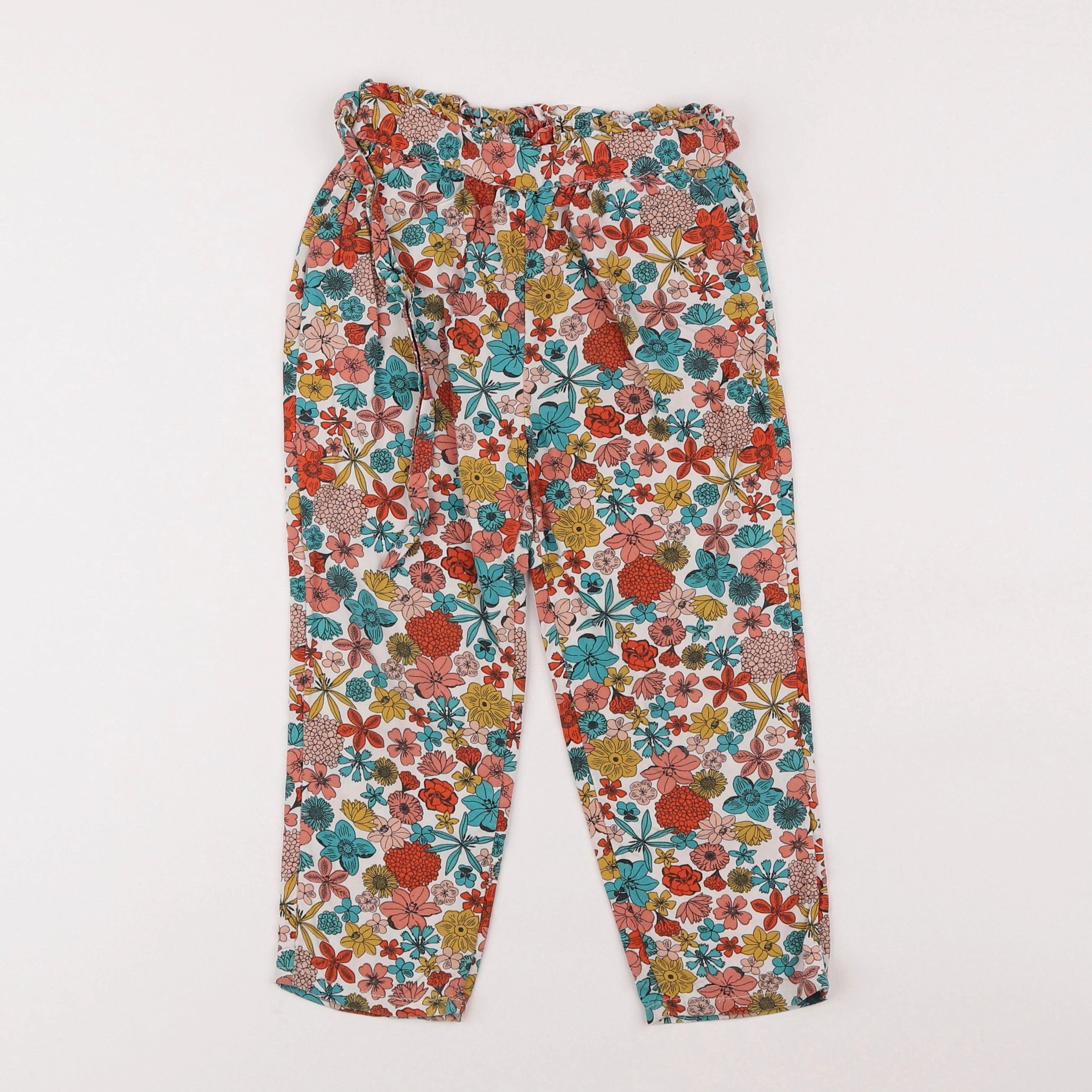 Vertbaudet - pantalon multicolore - 4 ans