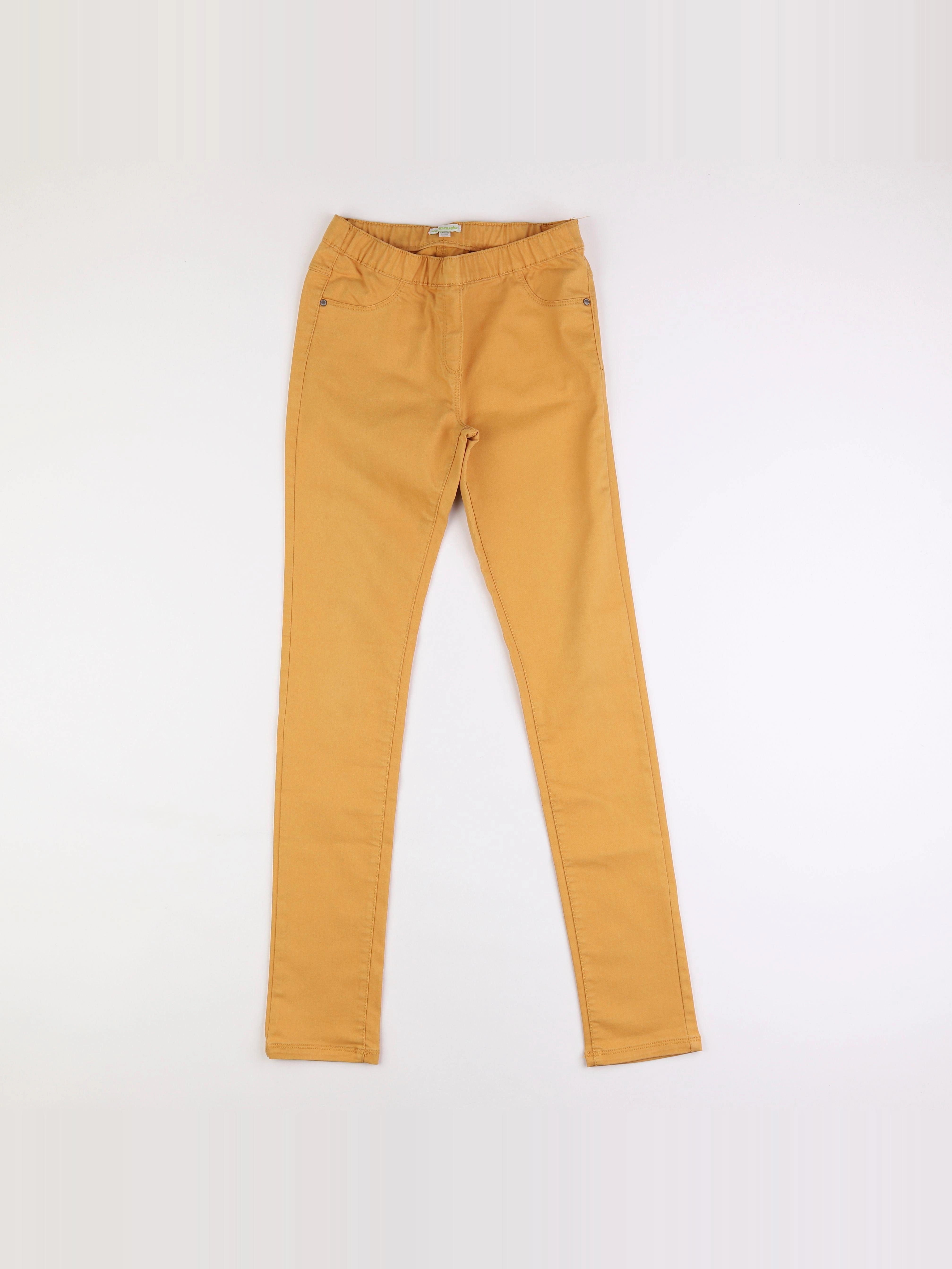 Vertbaudet - jegging jaune - 14 ans