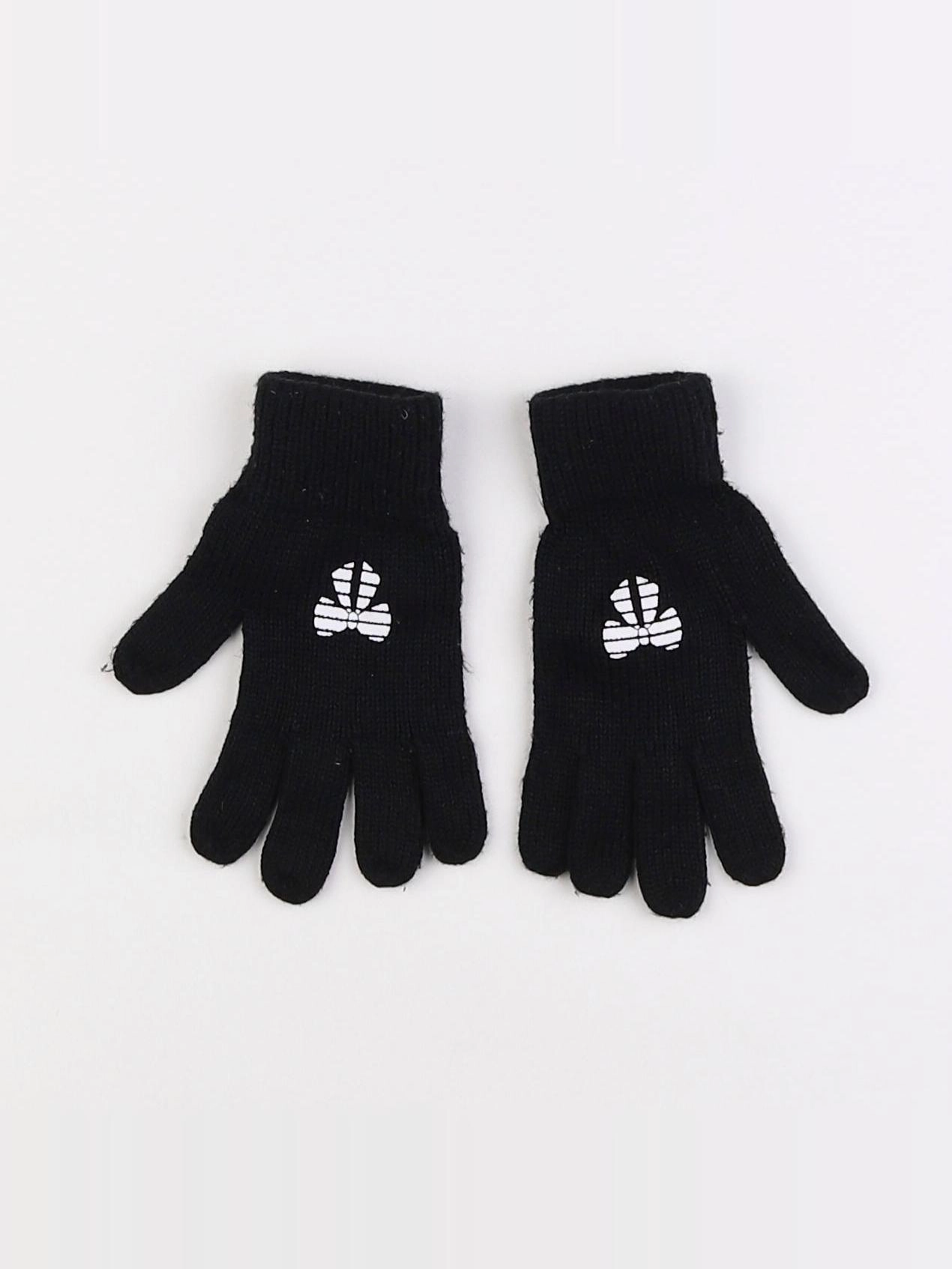 Vertbaudet - gants noir - 6/8 ans