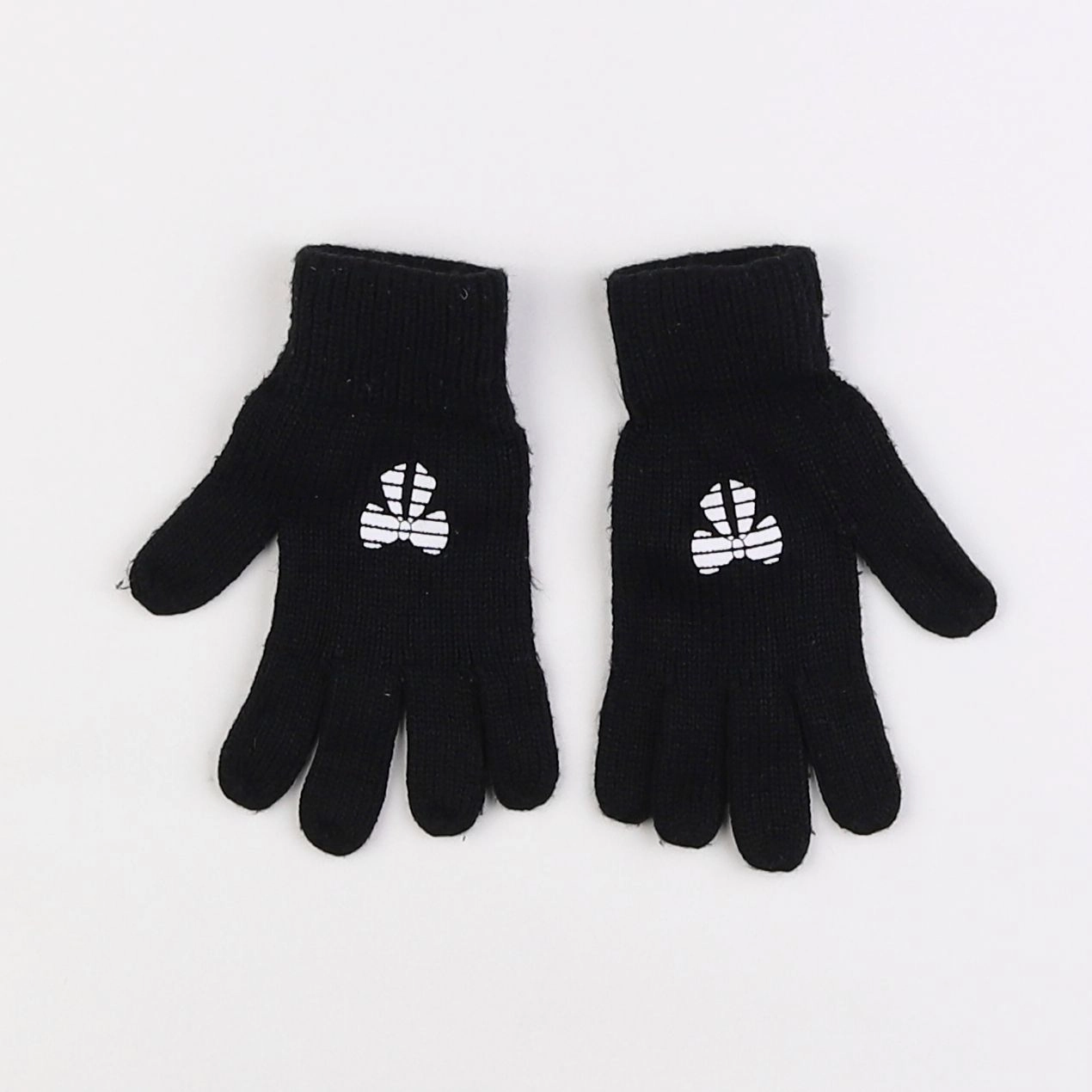 Vertbaudet - gants noir - 6/8 ans