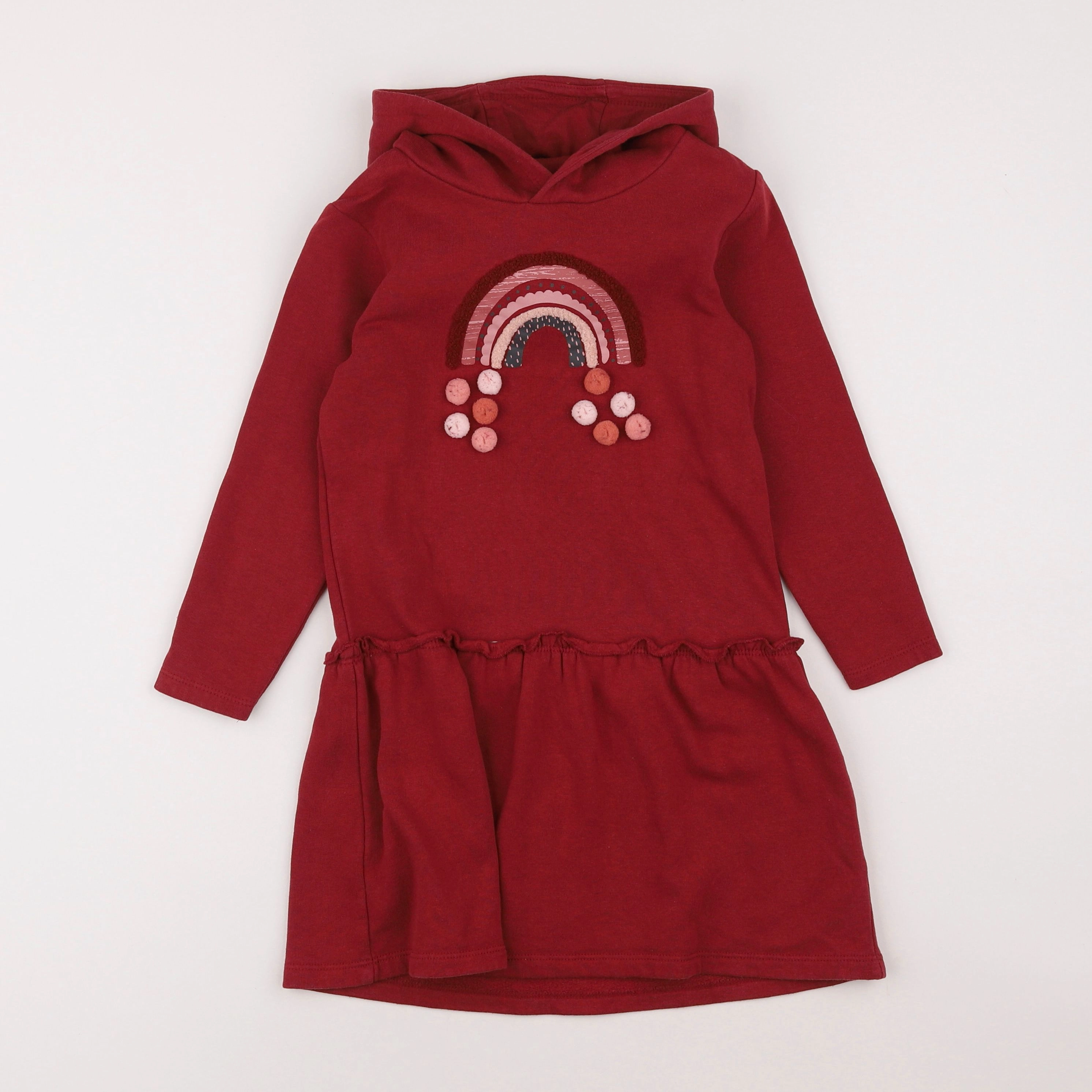 Vertbaudet - robe rouge - 6 ans