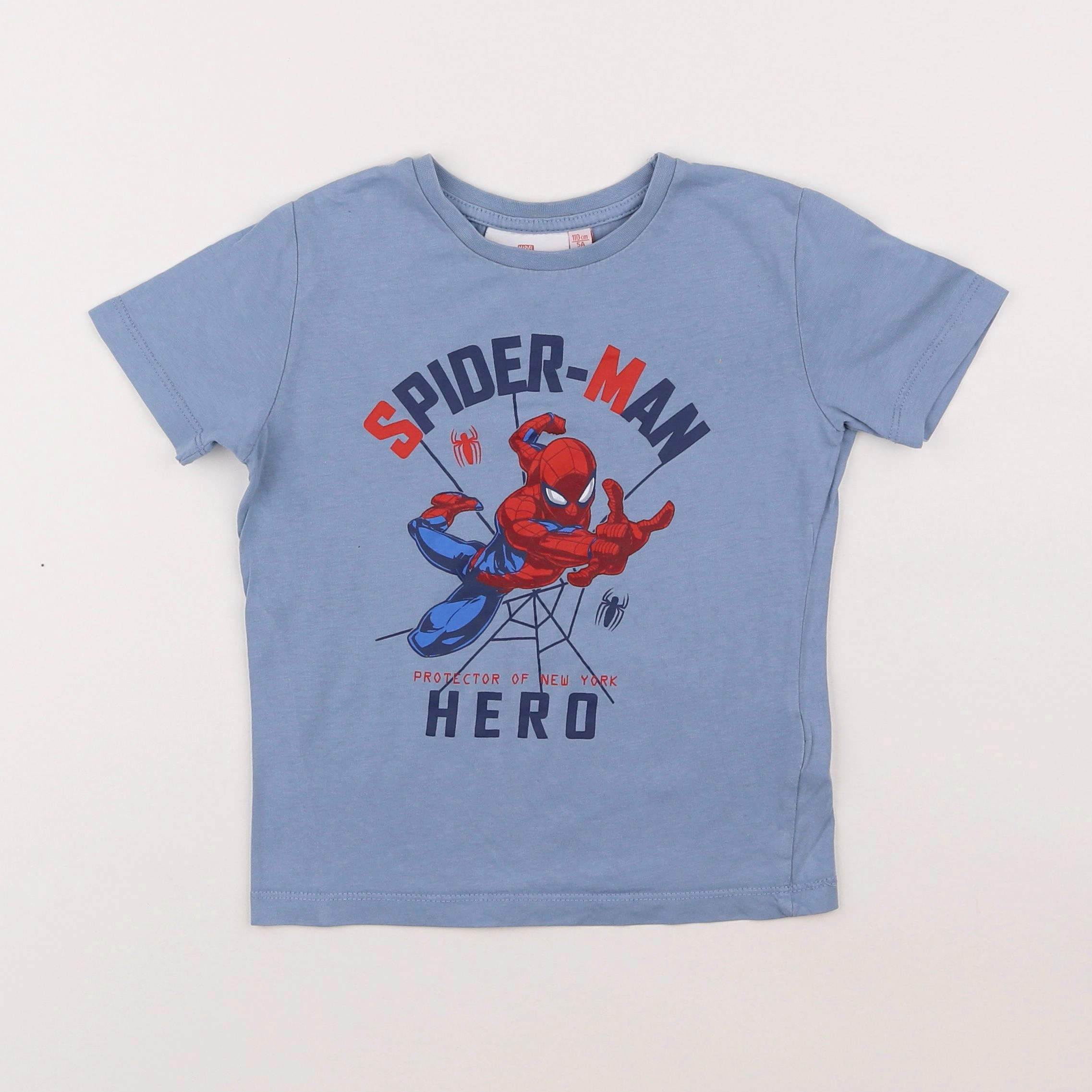 Vertbaudet - tee-shirt bleu - 5 ans