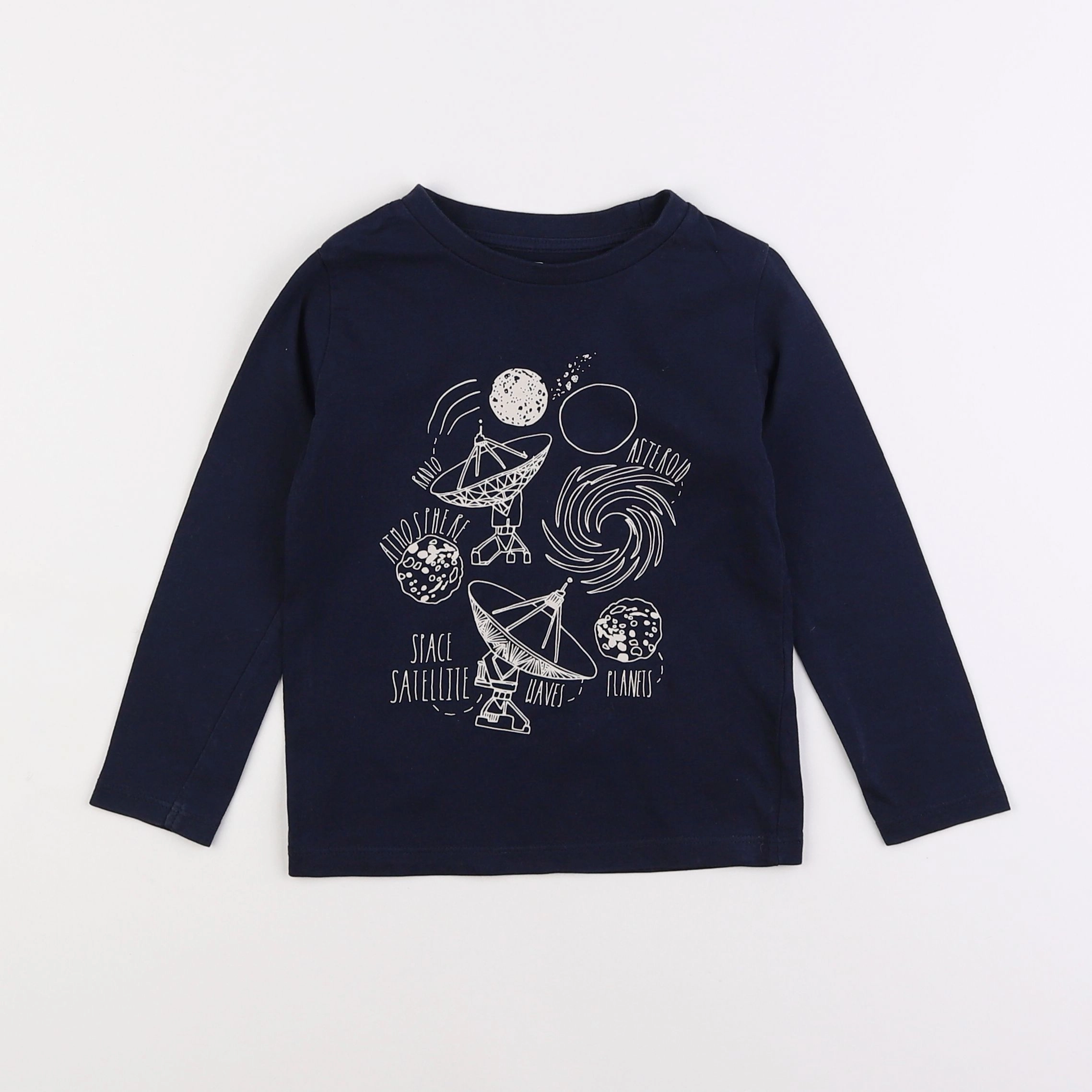 La Redoute - tee-shirt bleu - 3 ans