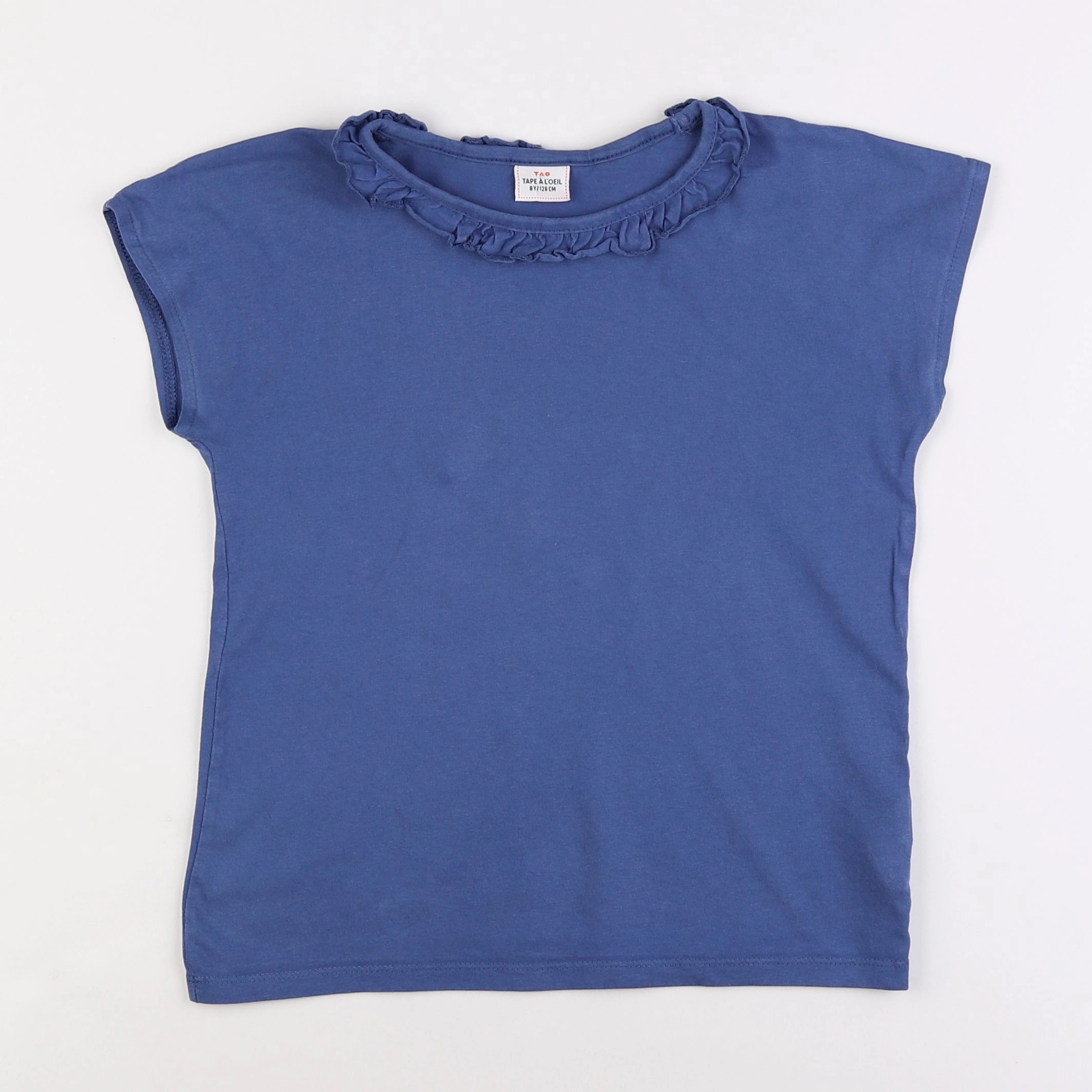 Tape à l'oeil - tee-shirt bleu - 8 ans