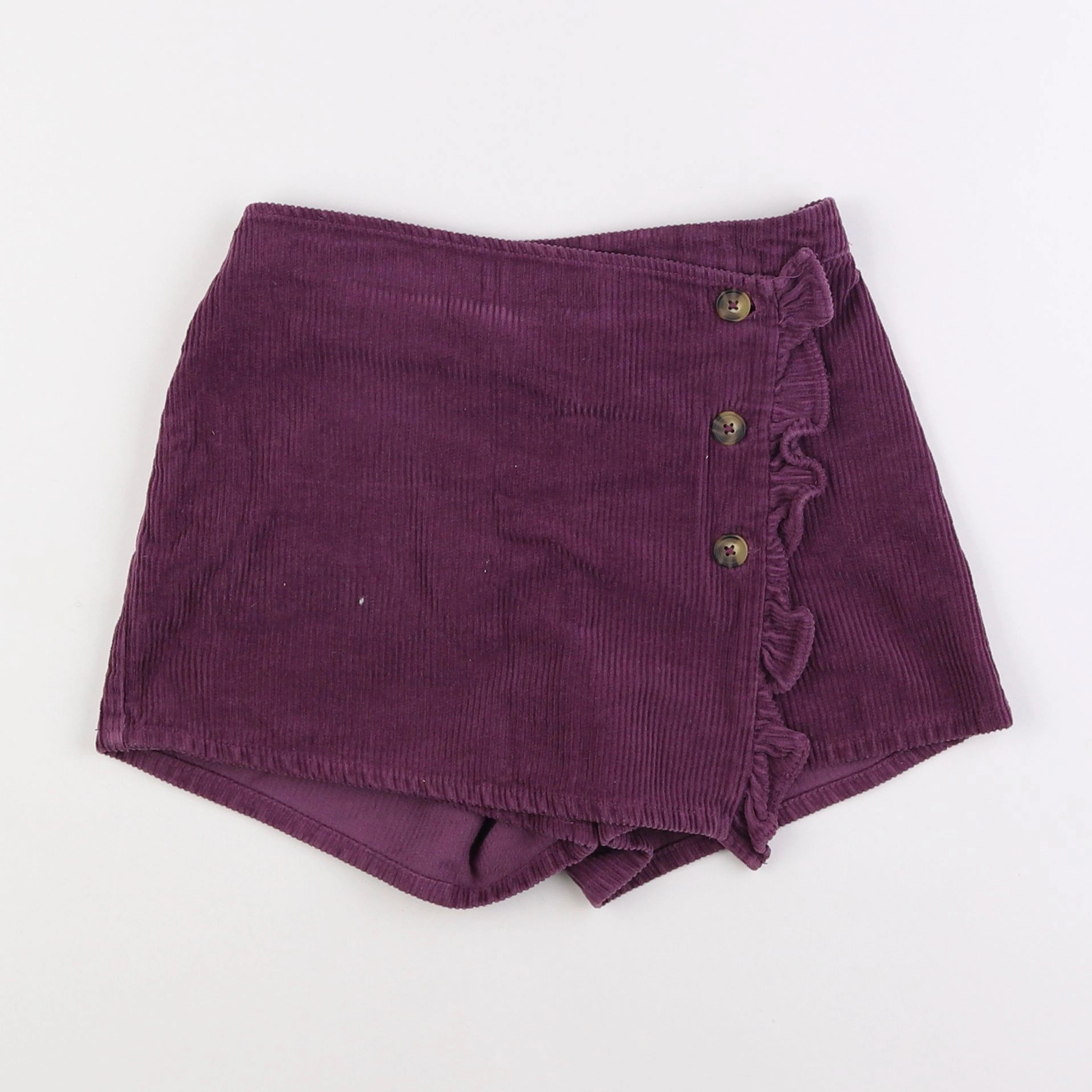 Vertbaudet - jupe short violet - 9 ans