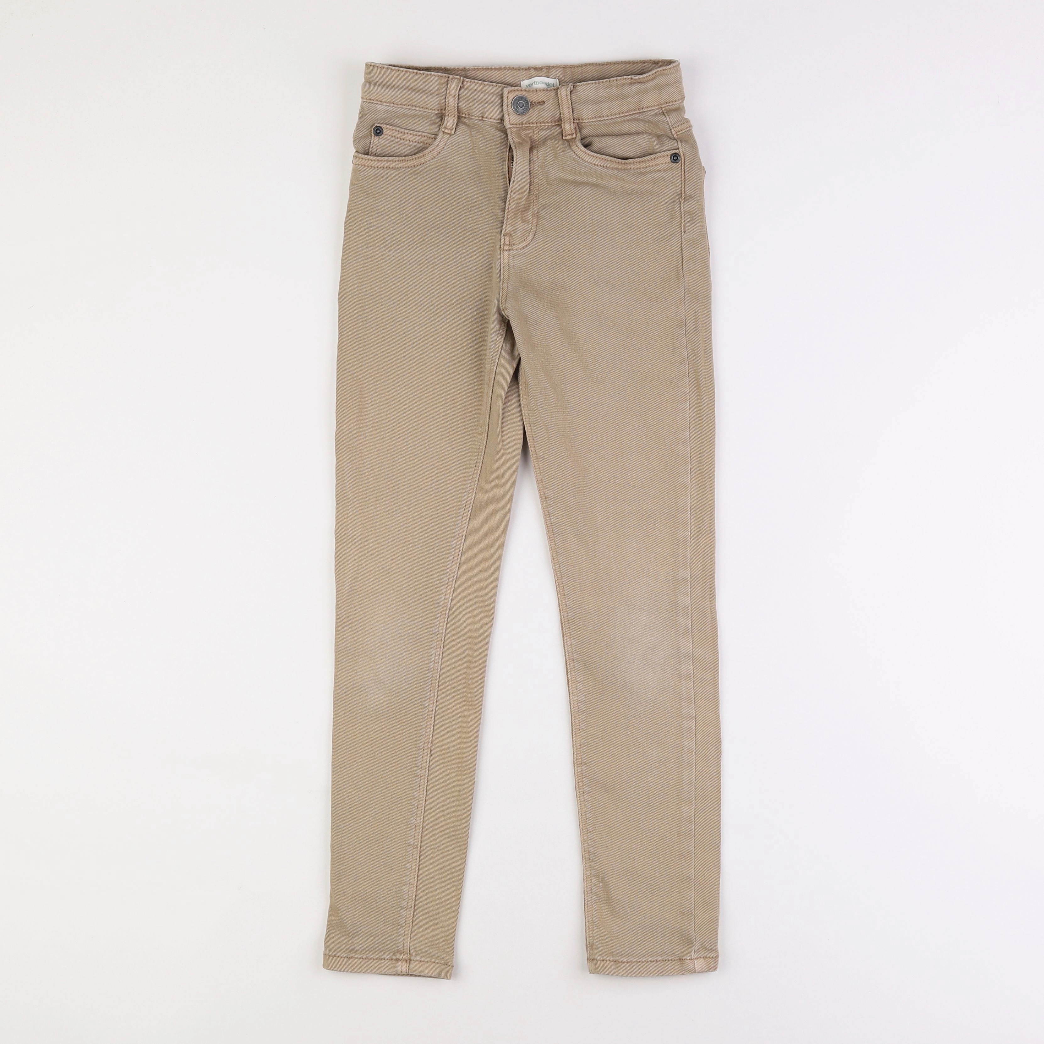 Vertbaudet - pantalon beige - 9 ans