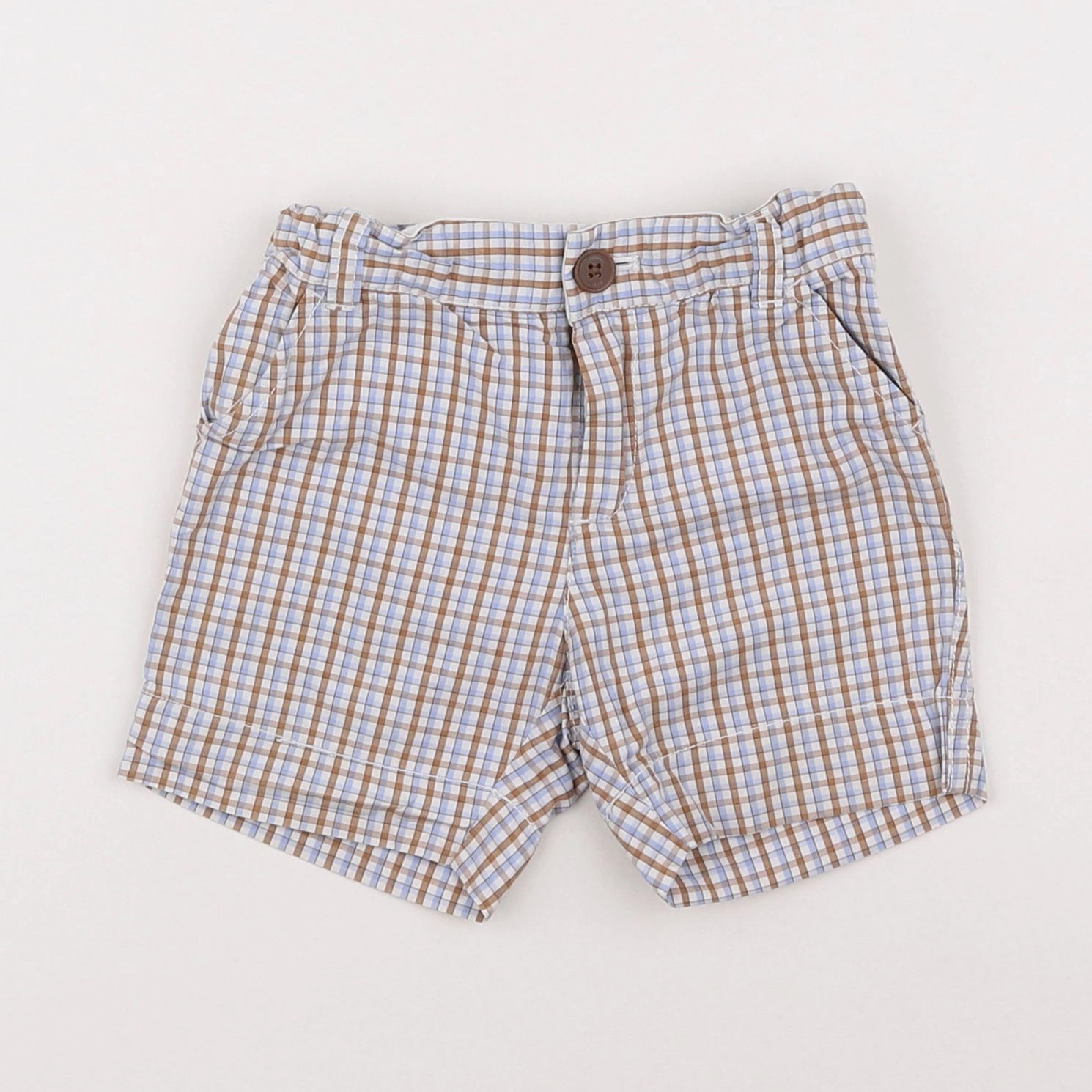 Jacadi - short bleu, marron - 12 mois