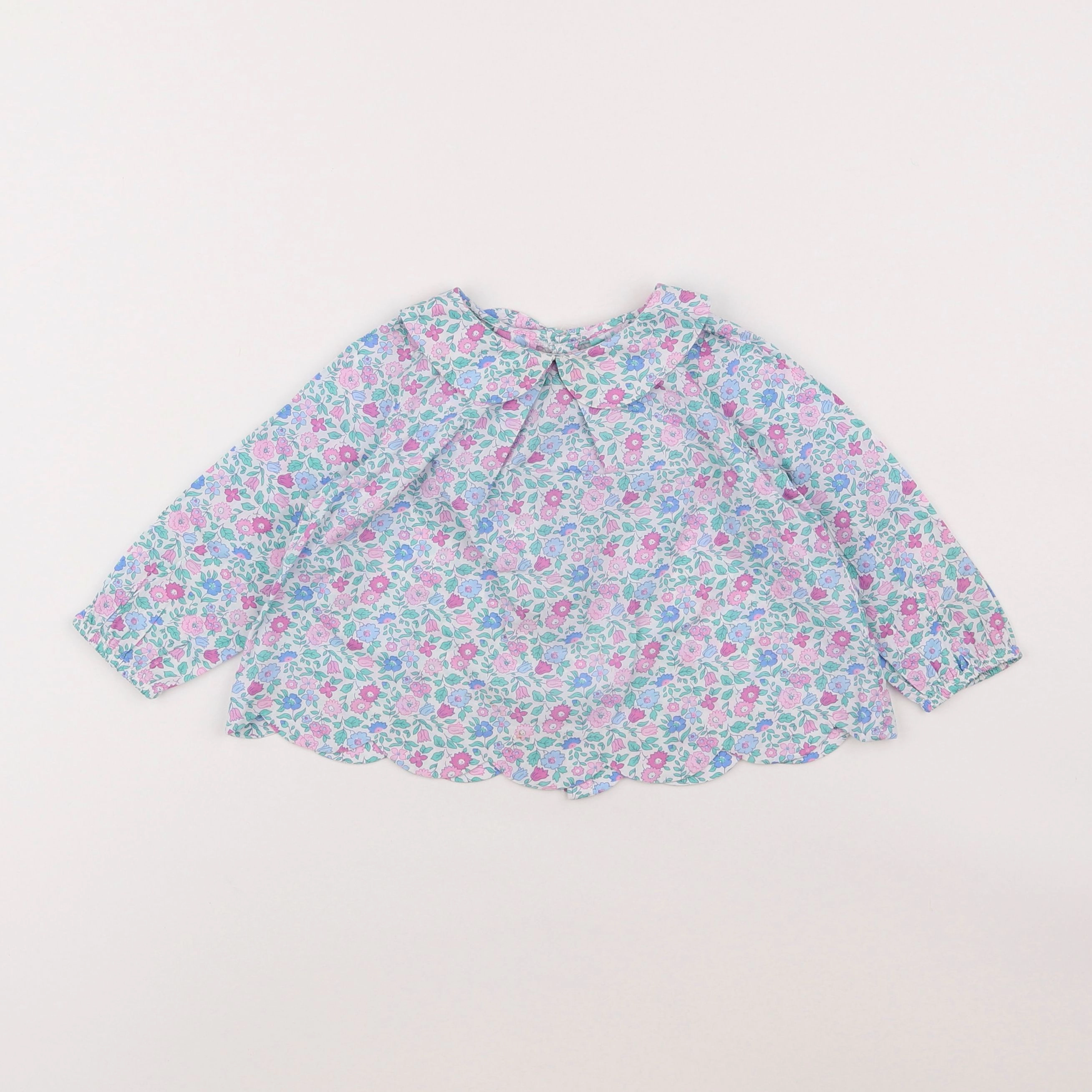 Jacadi - blouse liberty multicolore - 18 mois