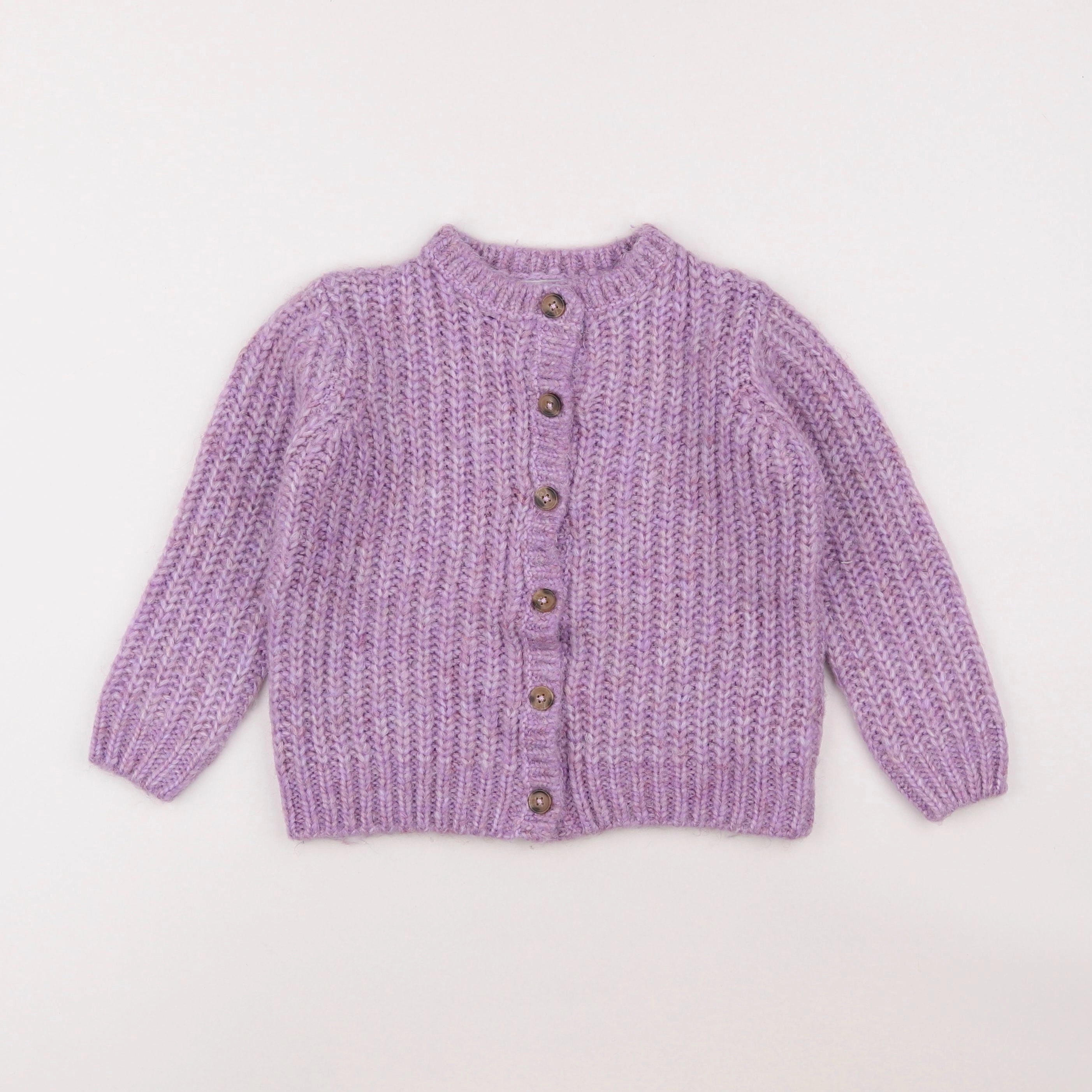 Vertbaudet - gilet violet - 5 ans