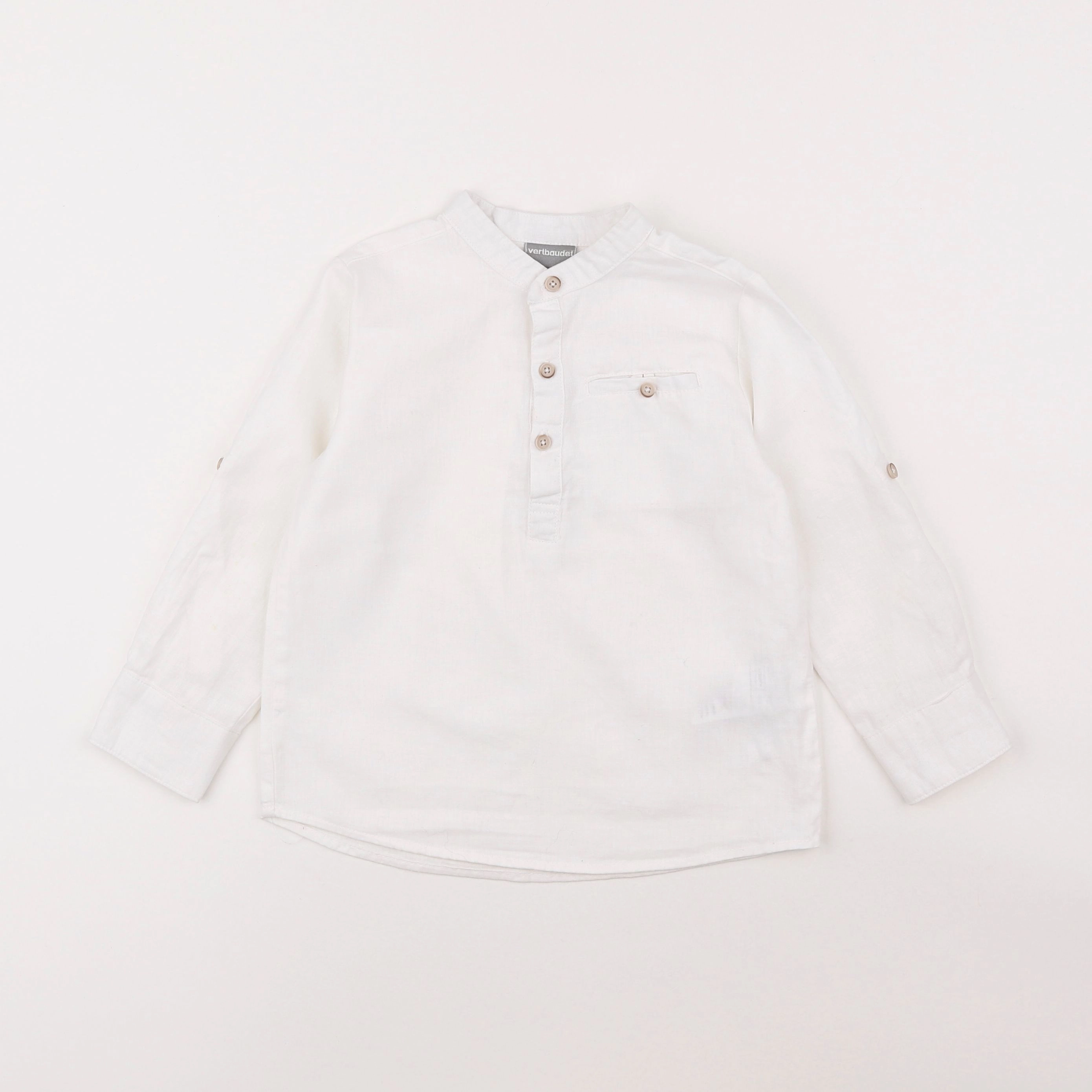 Vertbaudet - chemise blanc - 4 ans