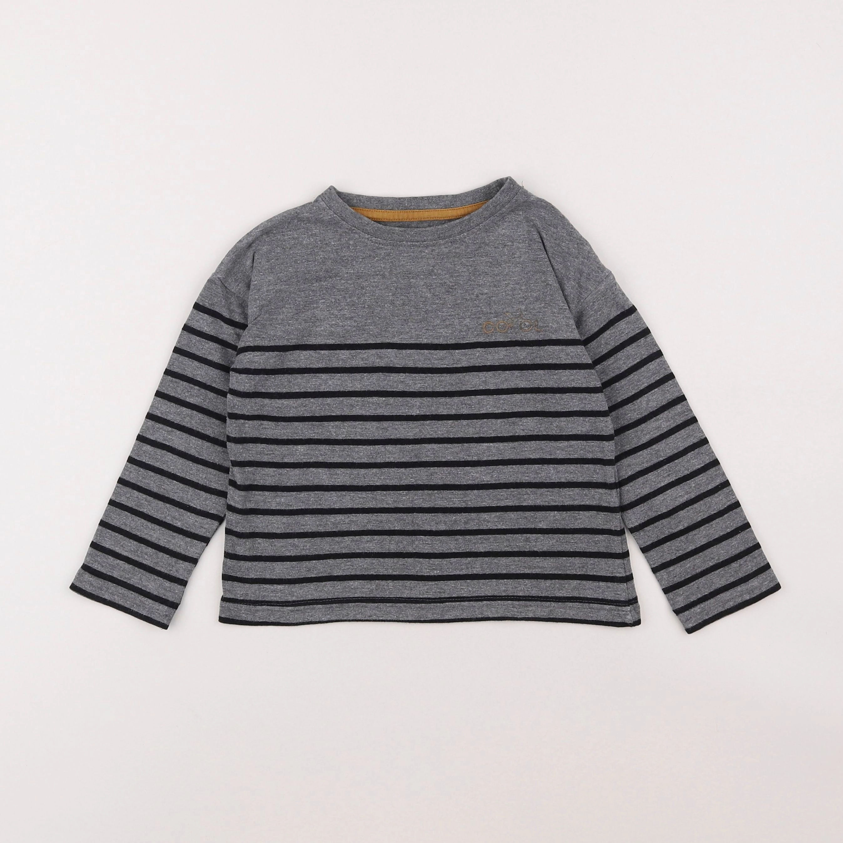 Vertbaudet - tee-shirt gris - 4 ans