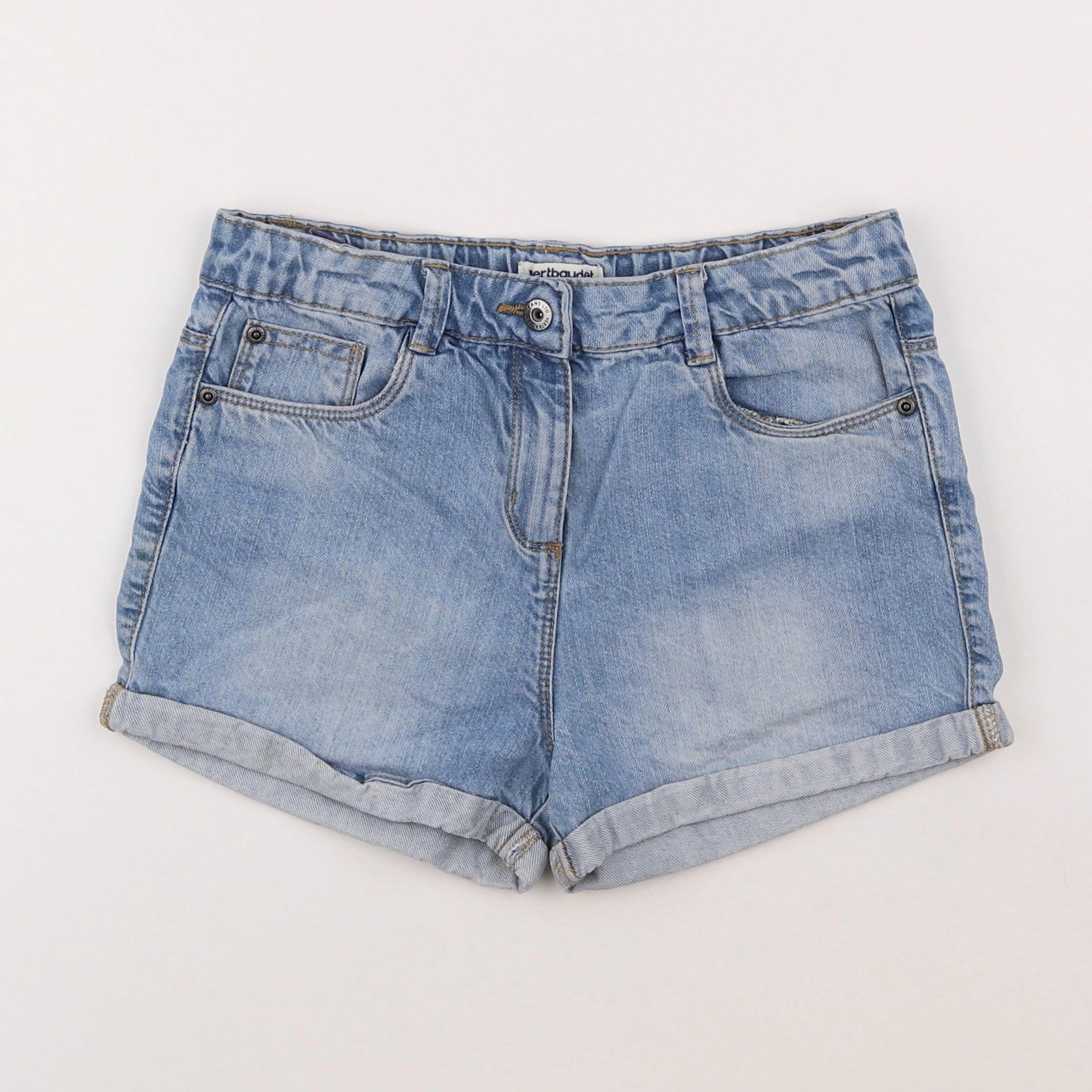 Vertbaudet - short bleu - 10 ans