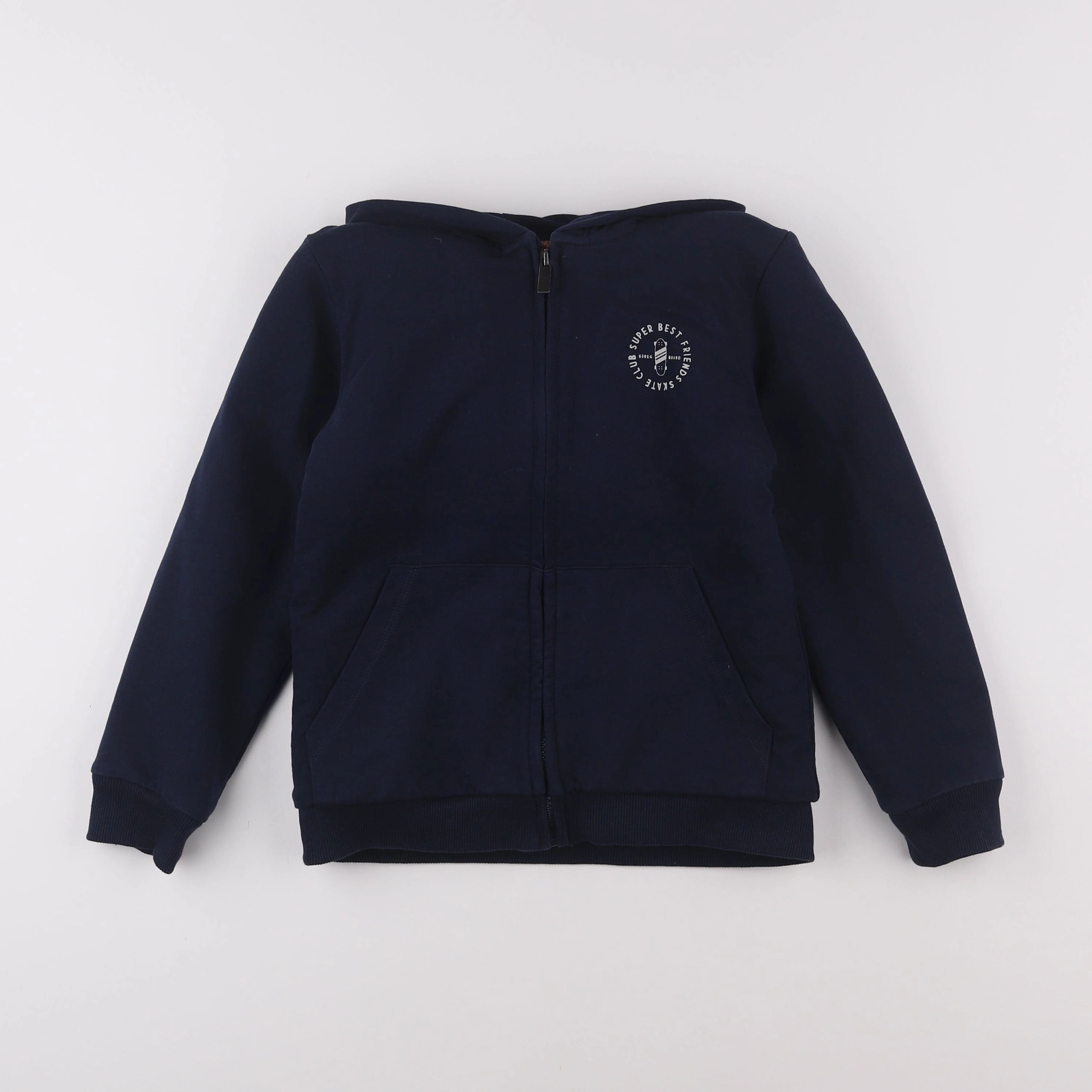 Vertbaudet - sweat bleu - 8 ans