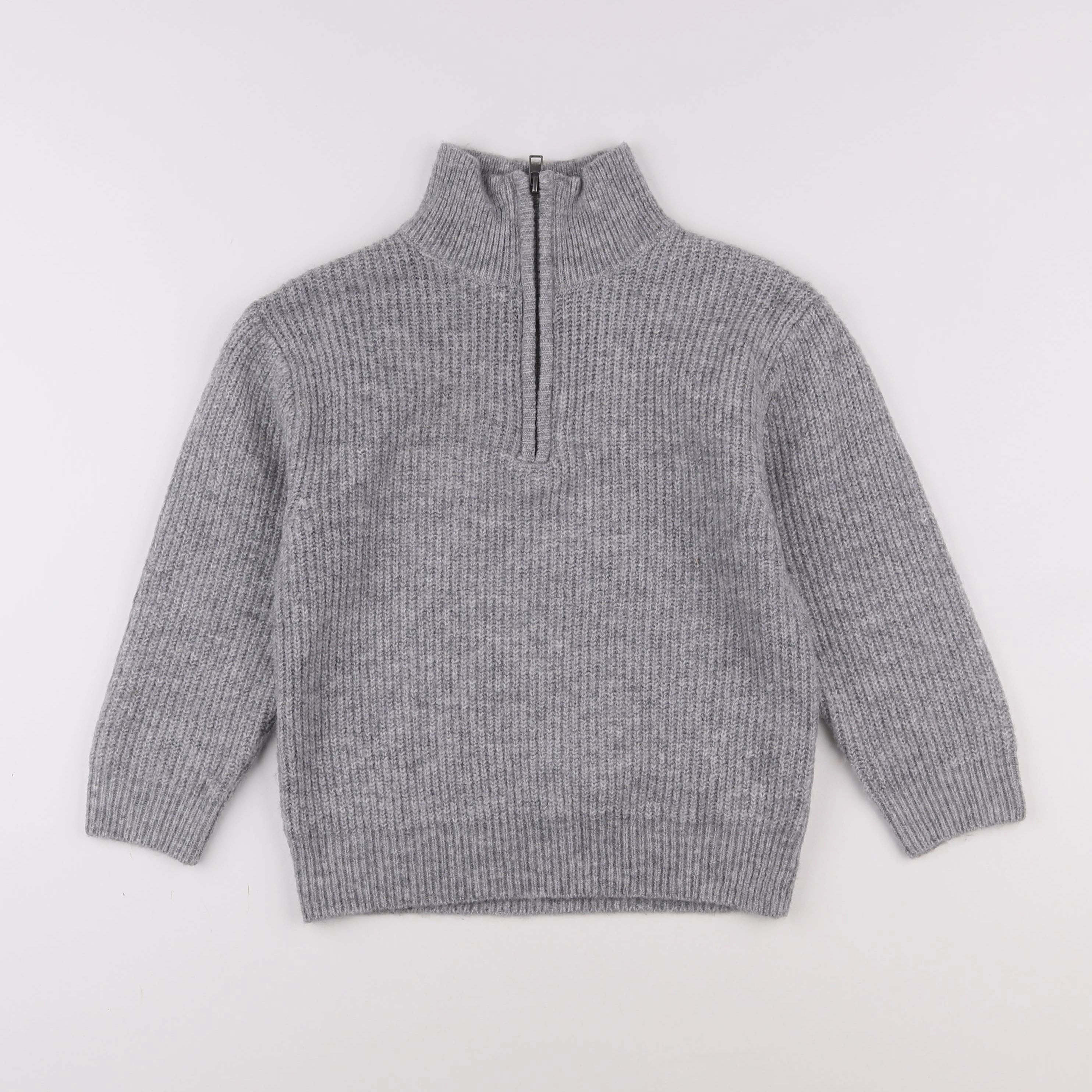 Zara - pull gris - 6/7 ans