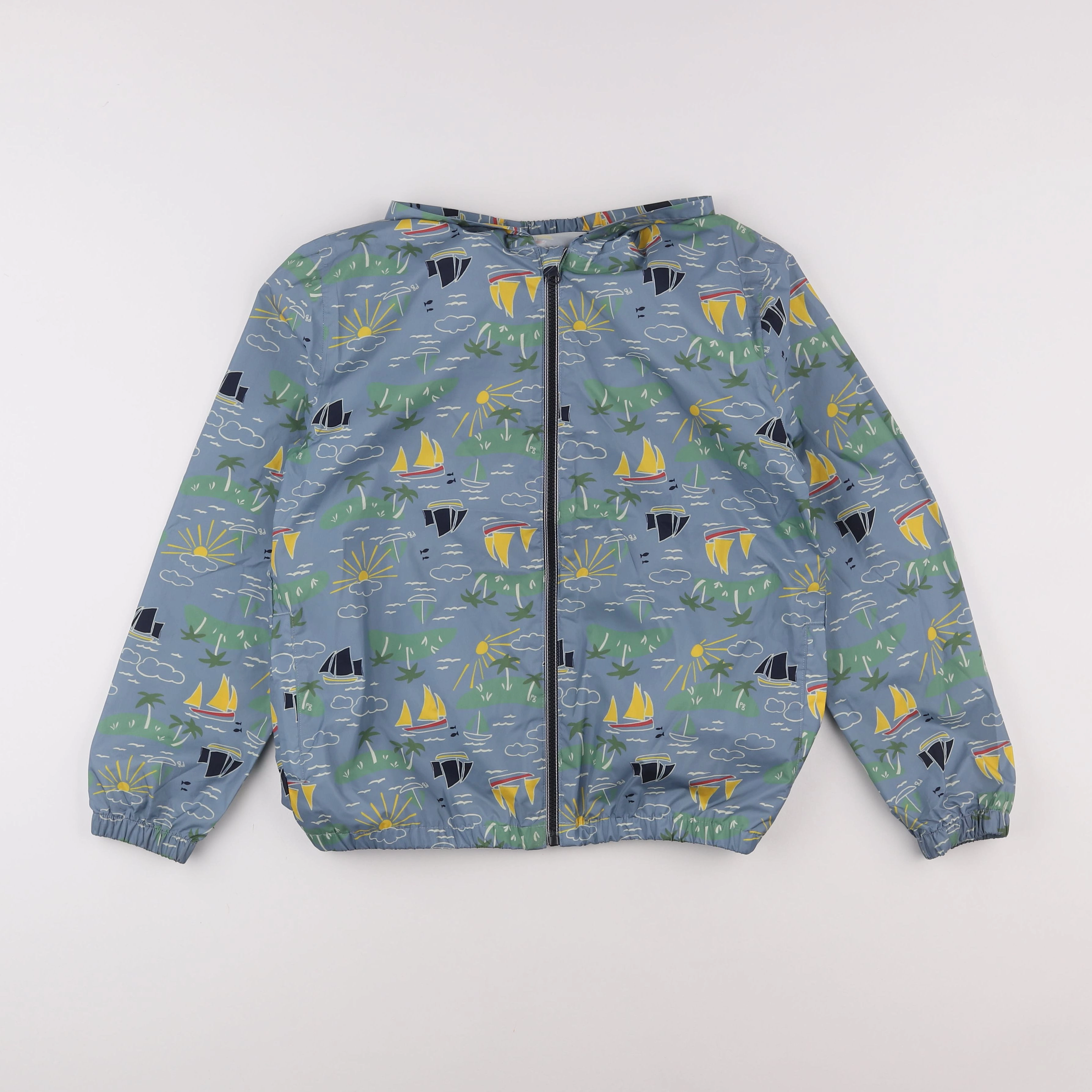 Petit Bateau - coupe-vent bleu - 12 ans