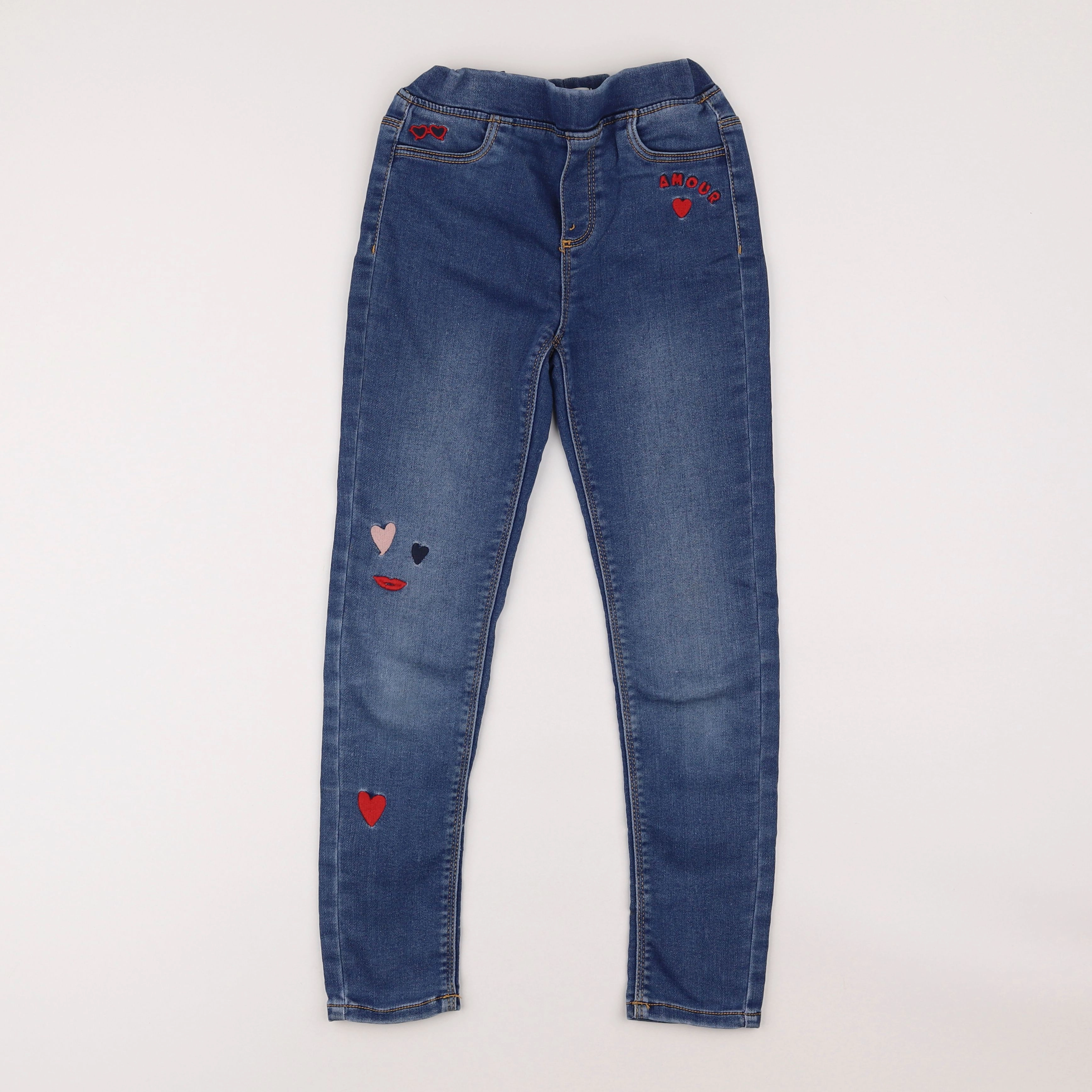 Vertbaudet - jegging bleu - 9 ans