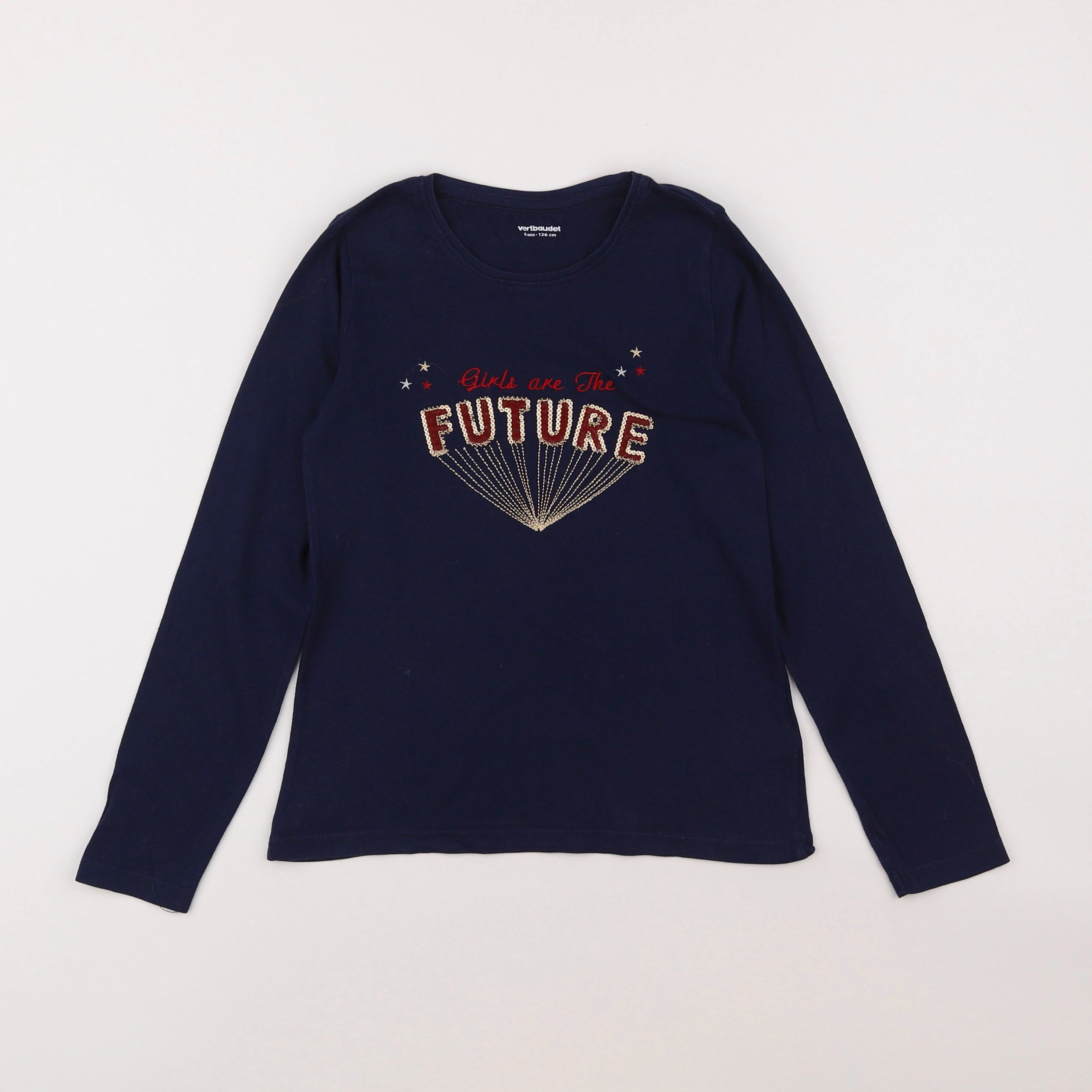 Vertbaudet - tee-shirt multicolore - 8 ans