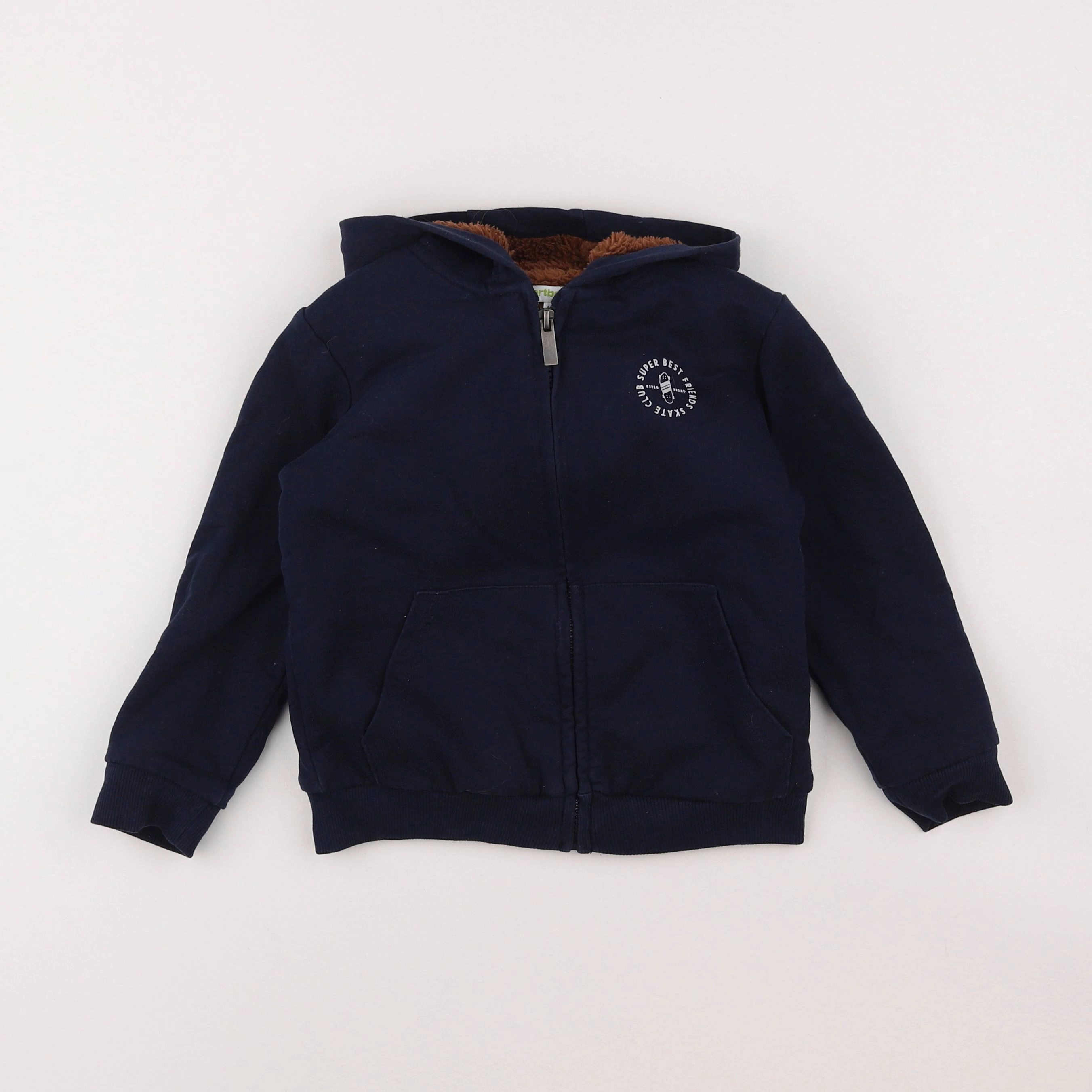 Vertbaudet - sweat bleu - 4 ans