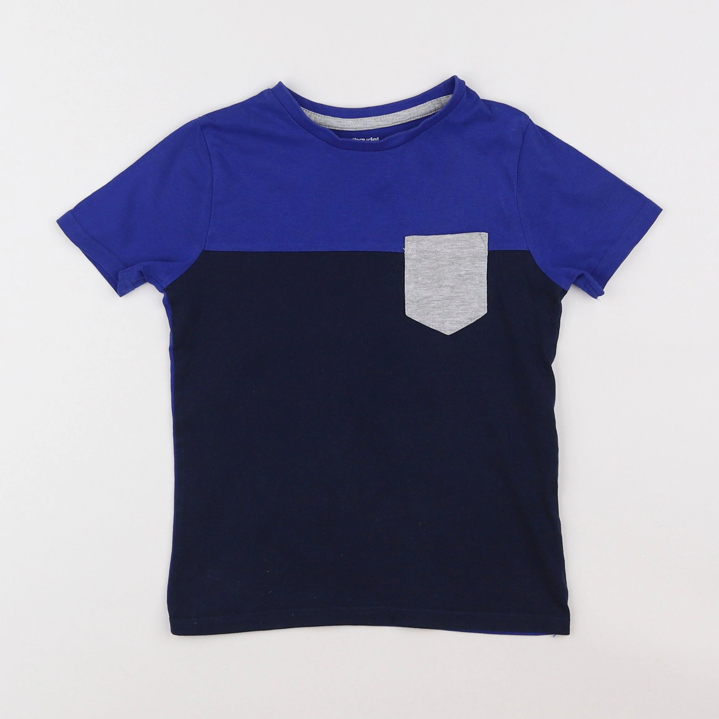 Vertbaudet - tee-shirt bleu - 5 ans