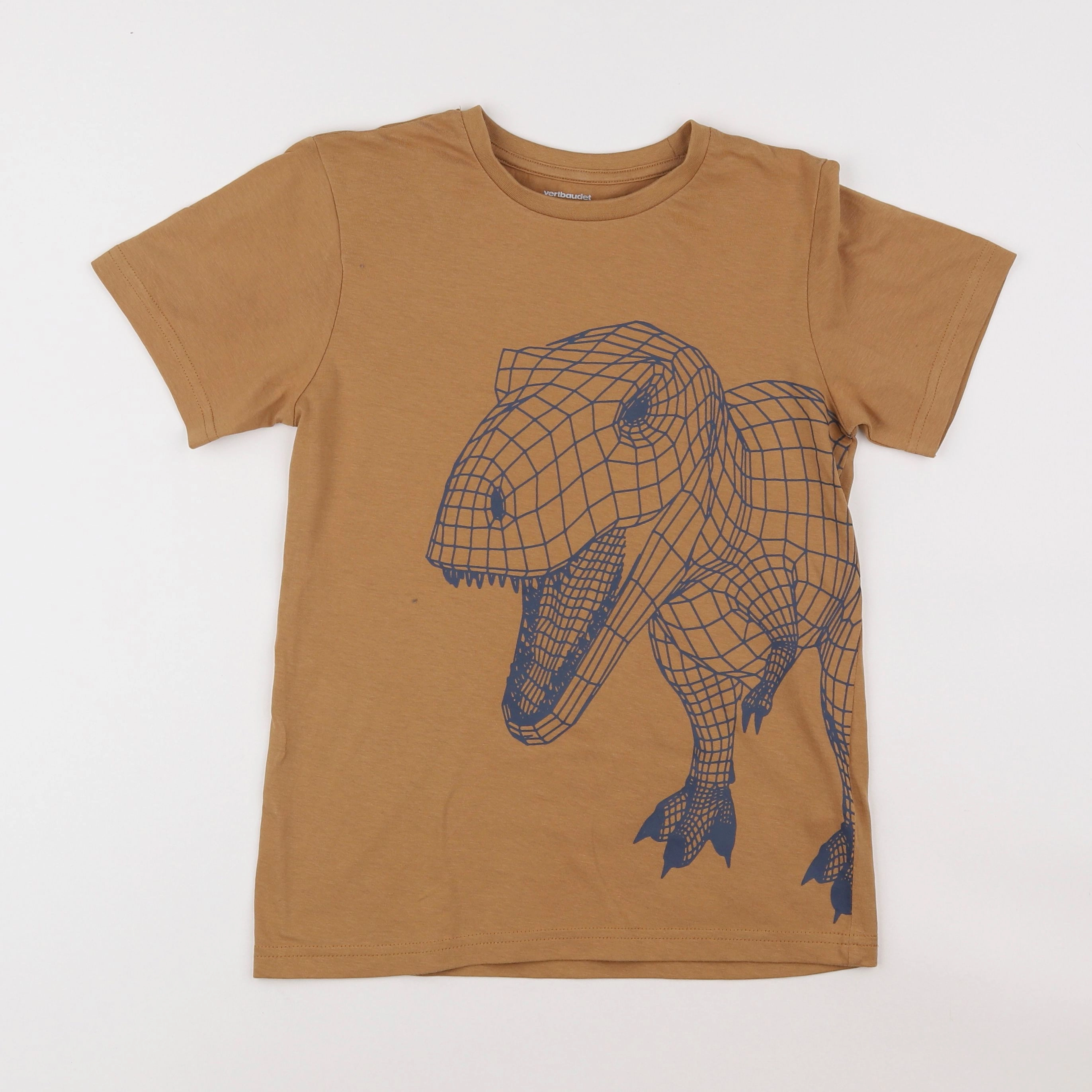 Vertbaudet - tee-shirt marron - 10 ans