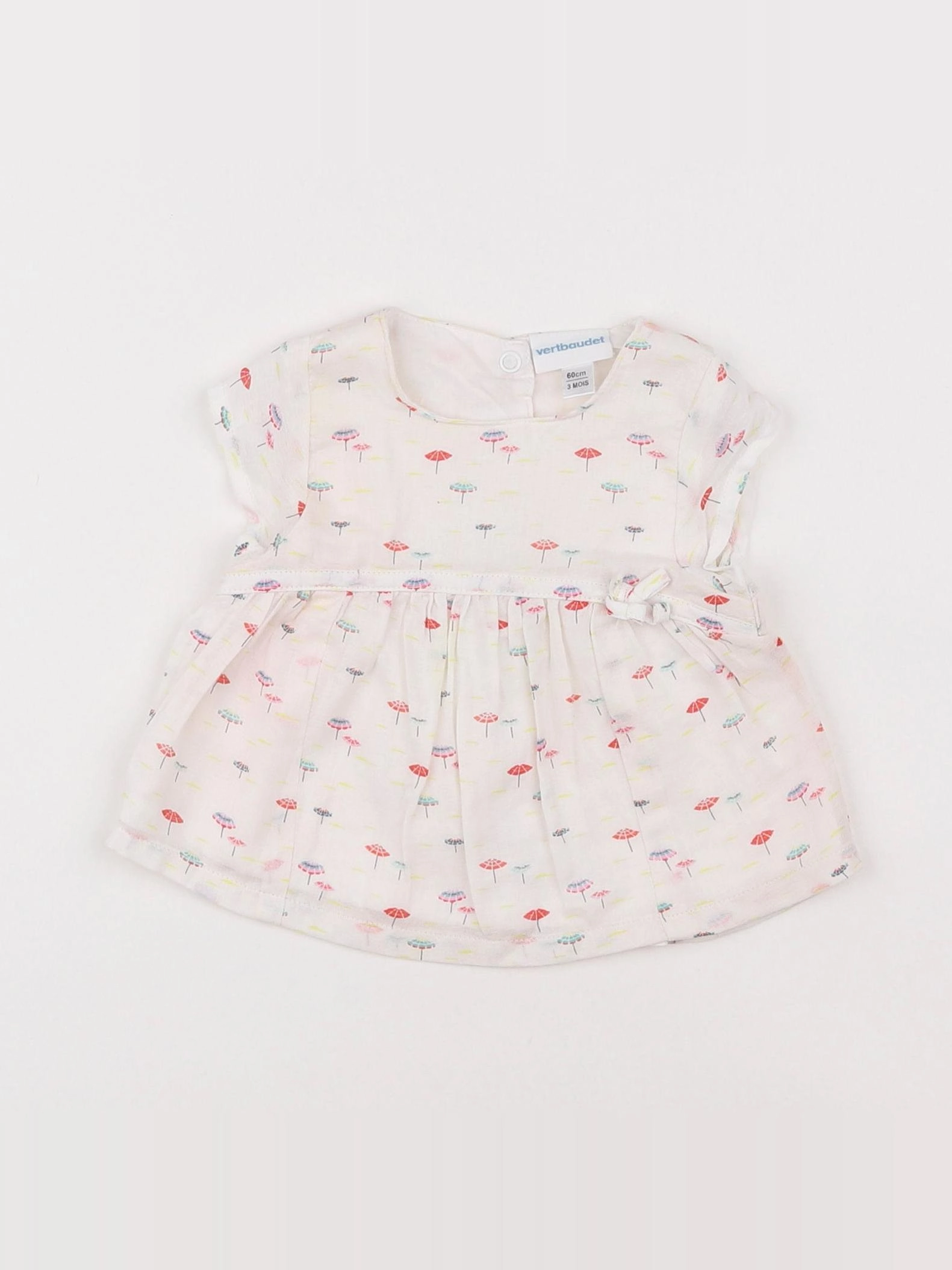 Vertbaudet - blouse multicolore - 3 mois