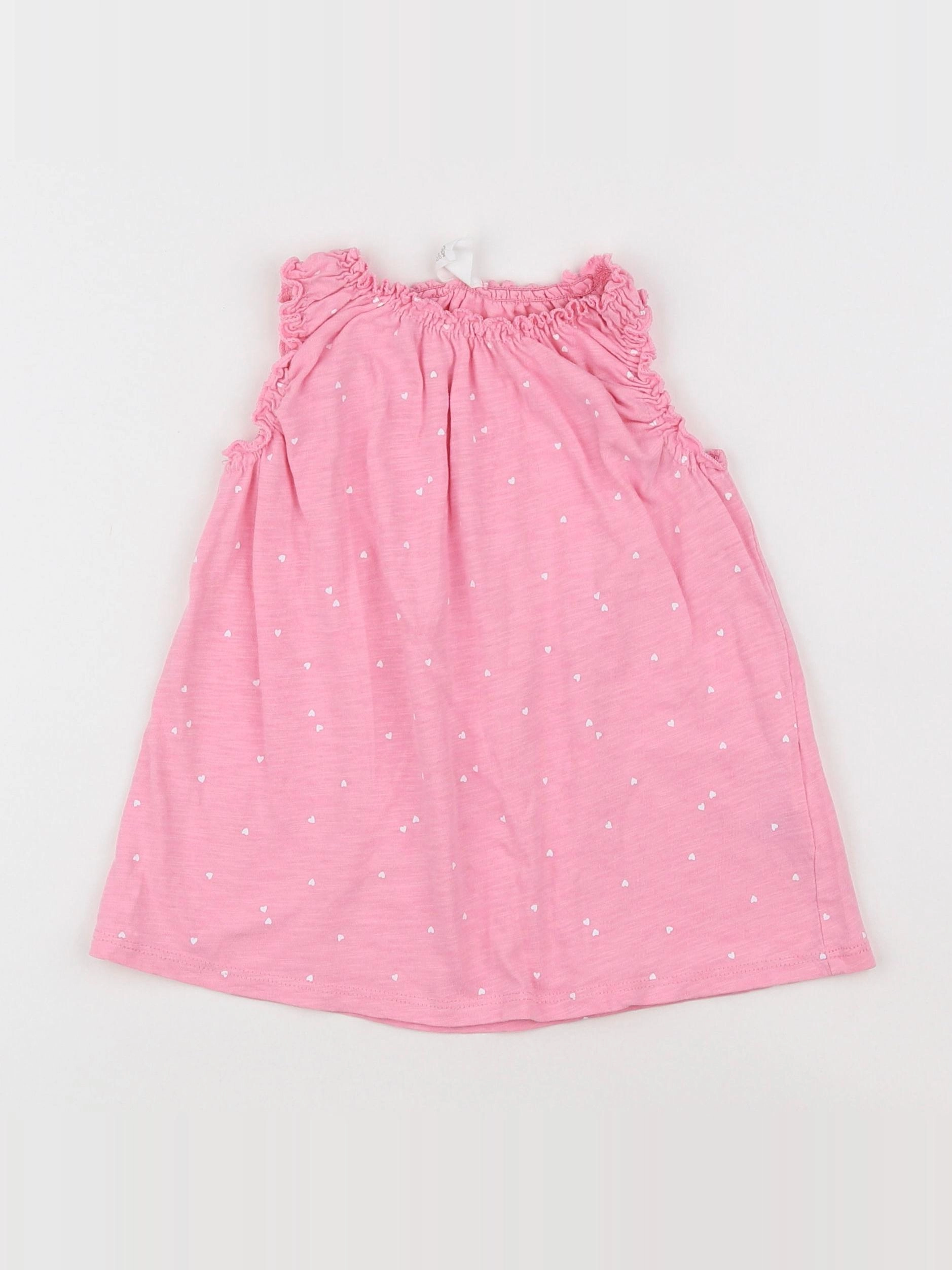 H&M - tee-shirt rose - 18 mois à 2 ans