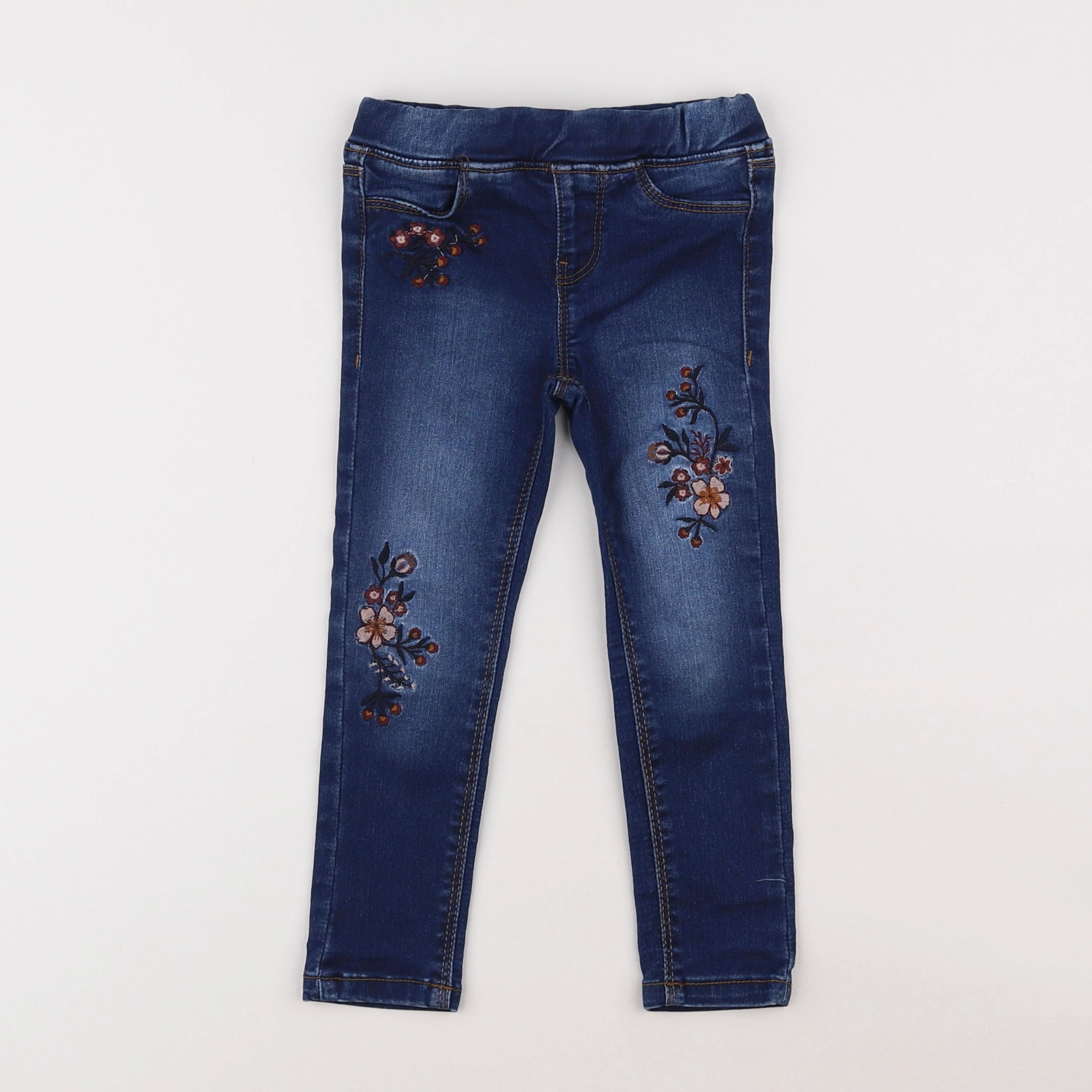 Vertbaudet - jegging bleu - 3 ans