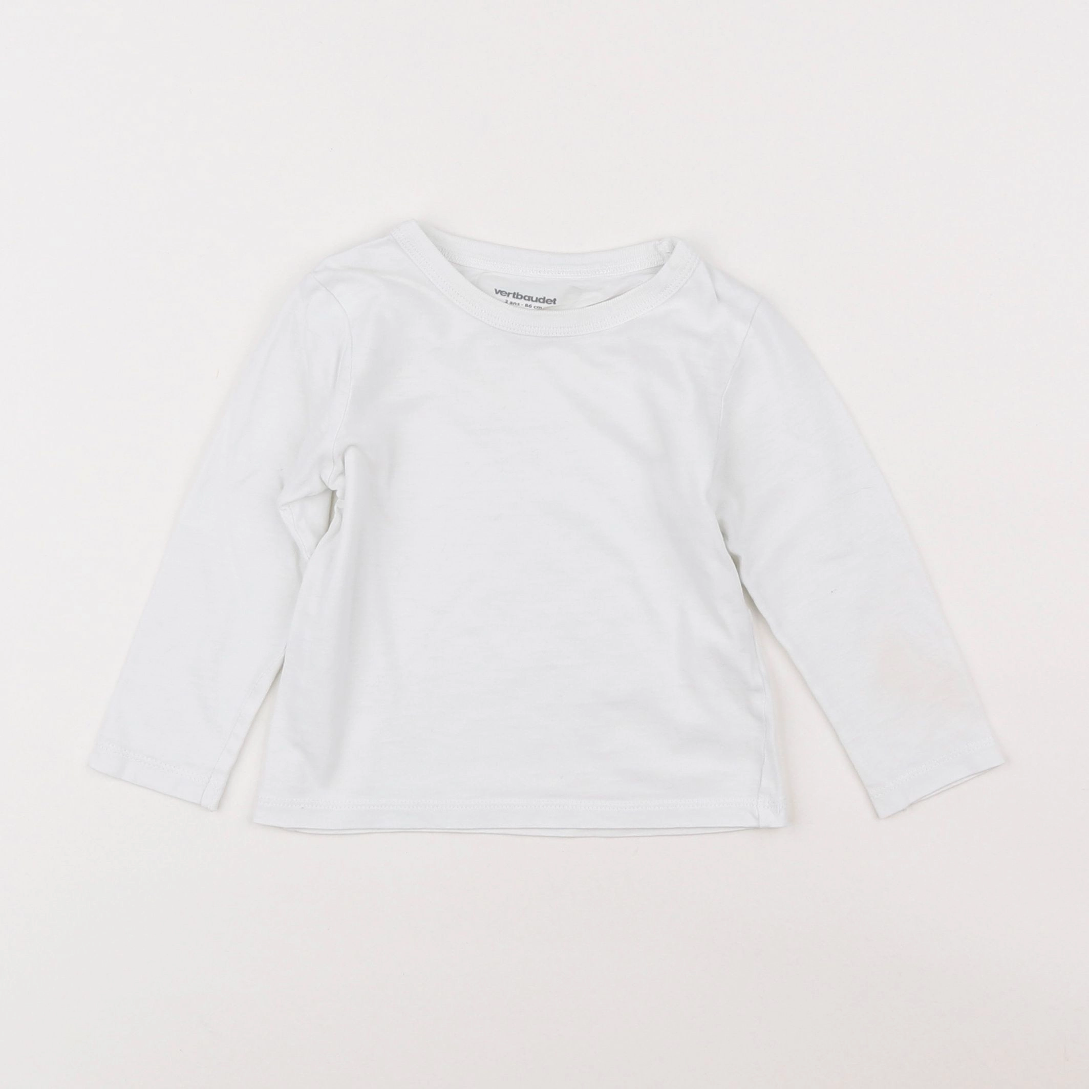 Vertbaudet - maillot de corps blanc - 2 ans