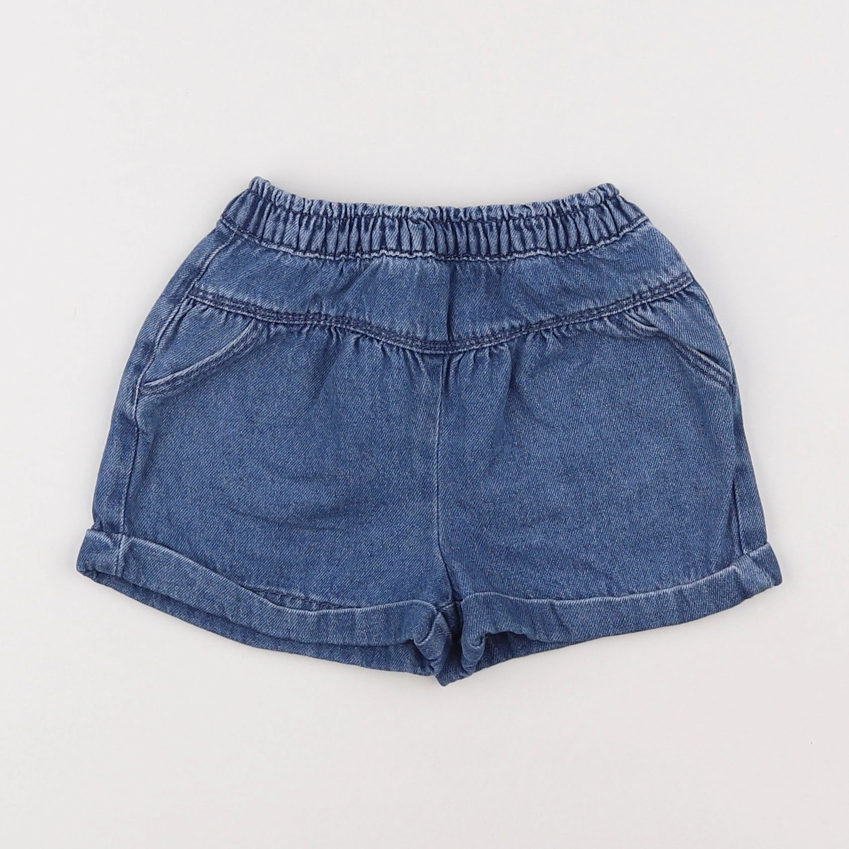 Vertbaudet - short bleu - 2 ans