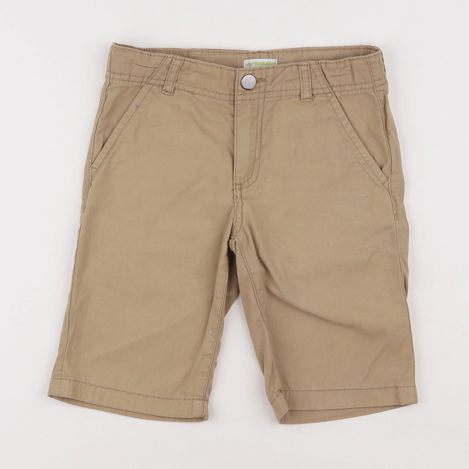 Vertbaudet - short marron - 7 ans