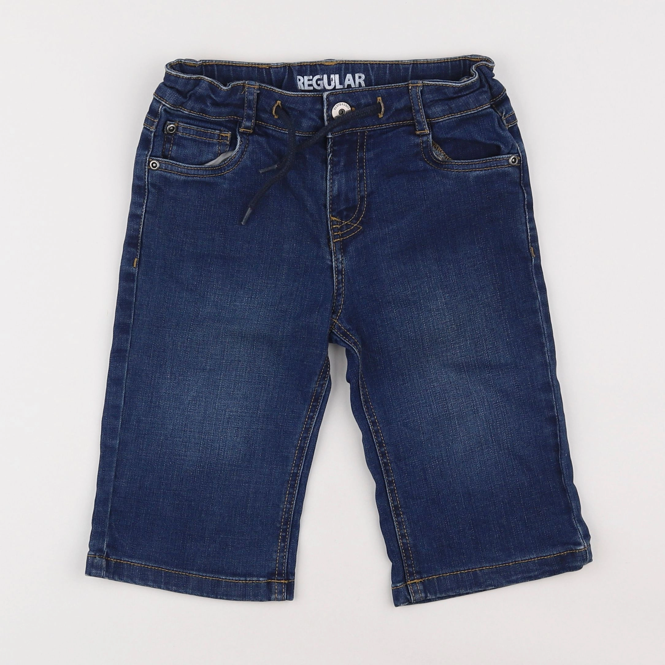 Vertbaudet - short bleu - 7 ans